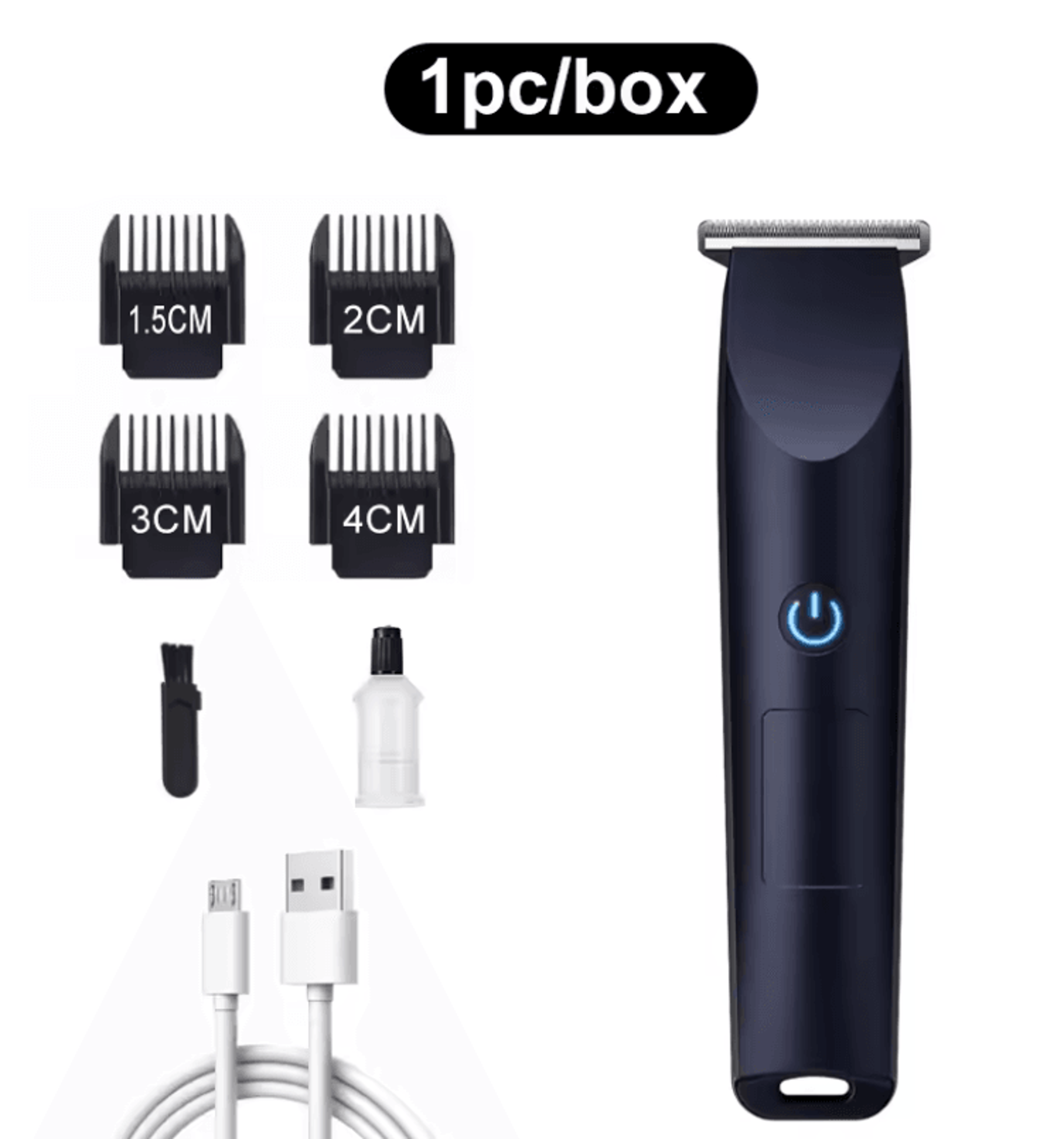 precisionpro cordless hair and beard trimmer usb rechargeable adjustable blades