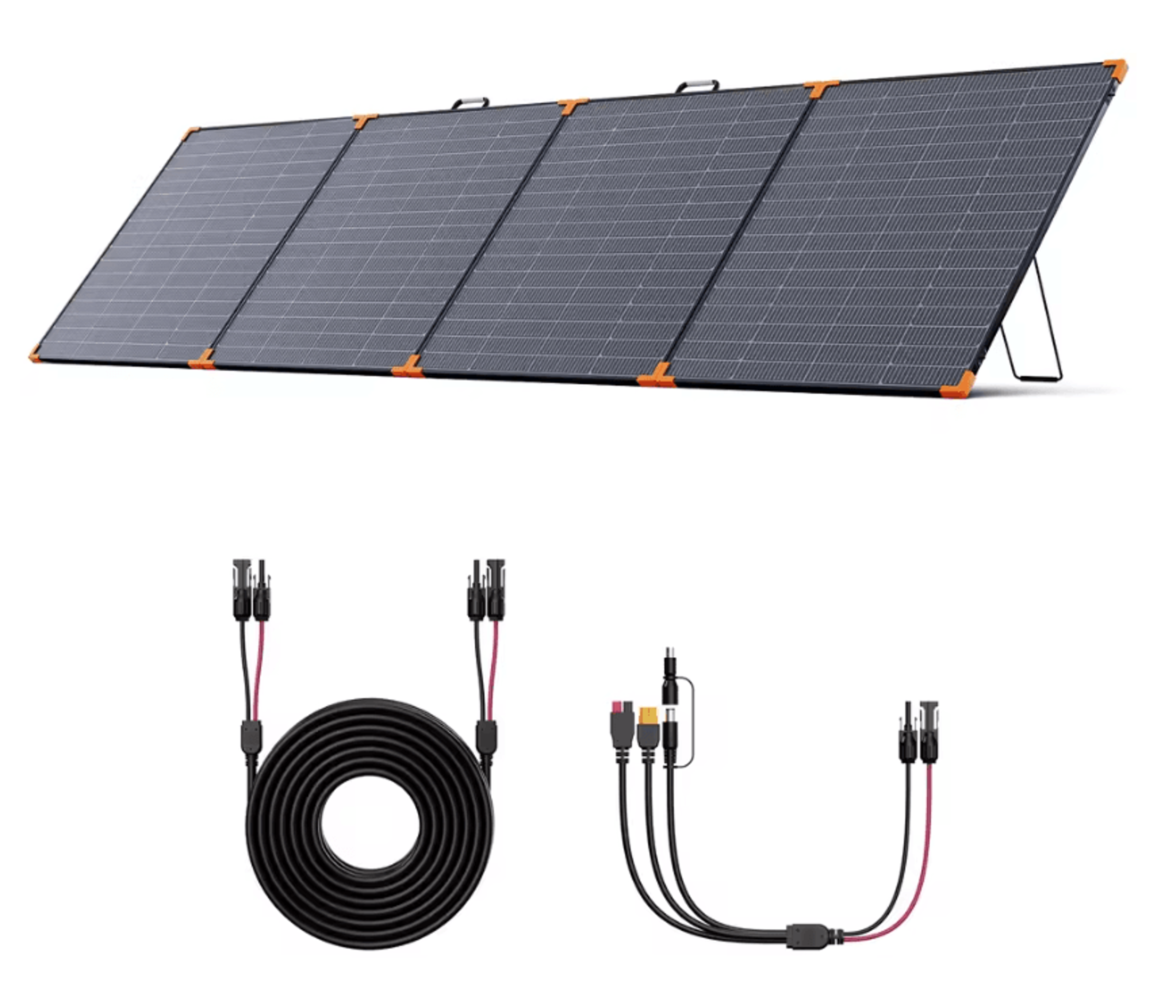 450 watt foldable solar panel for portable power station and camping