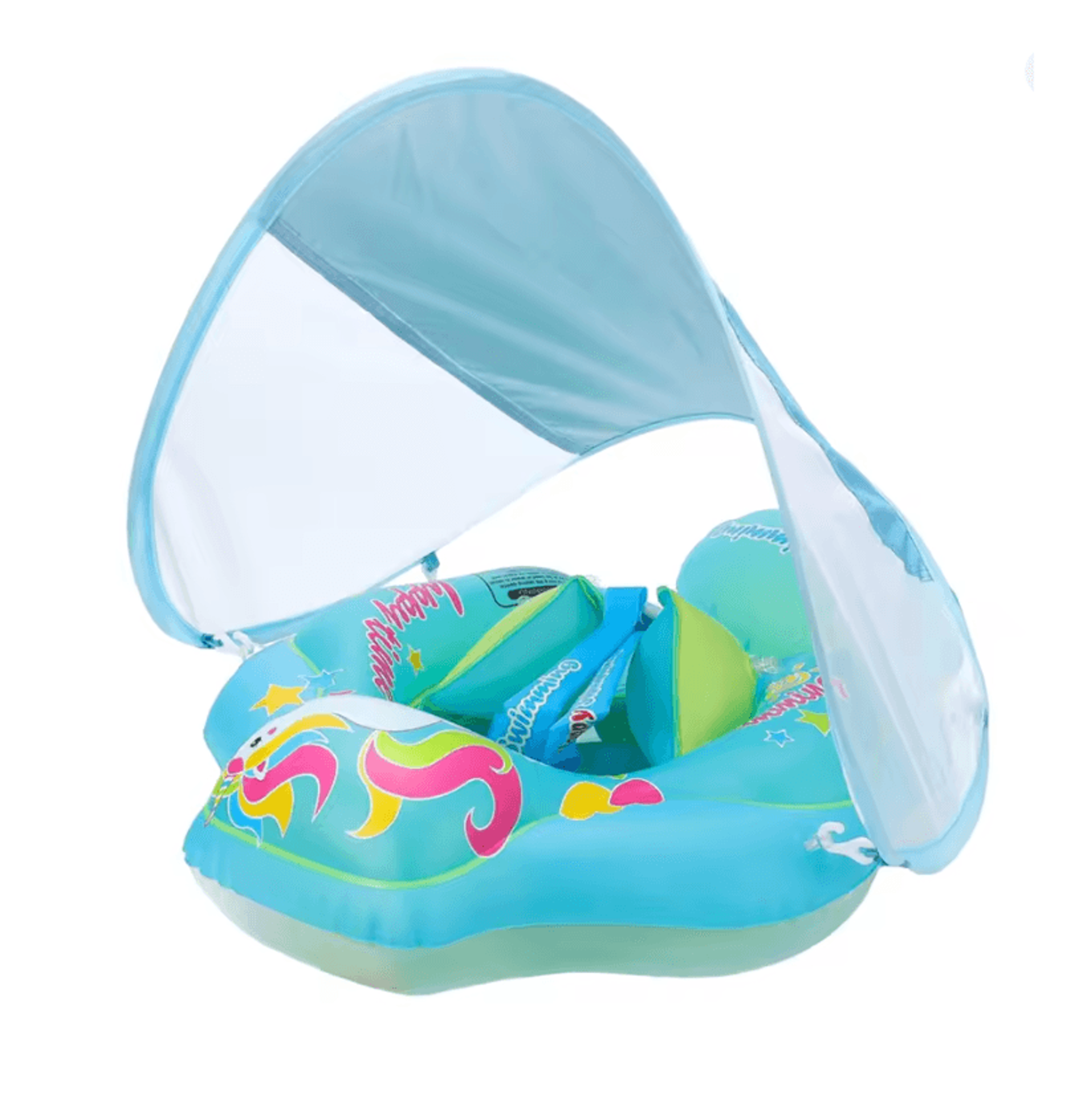 sunnysplash baby swim ring inflatable infant and toddler float