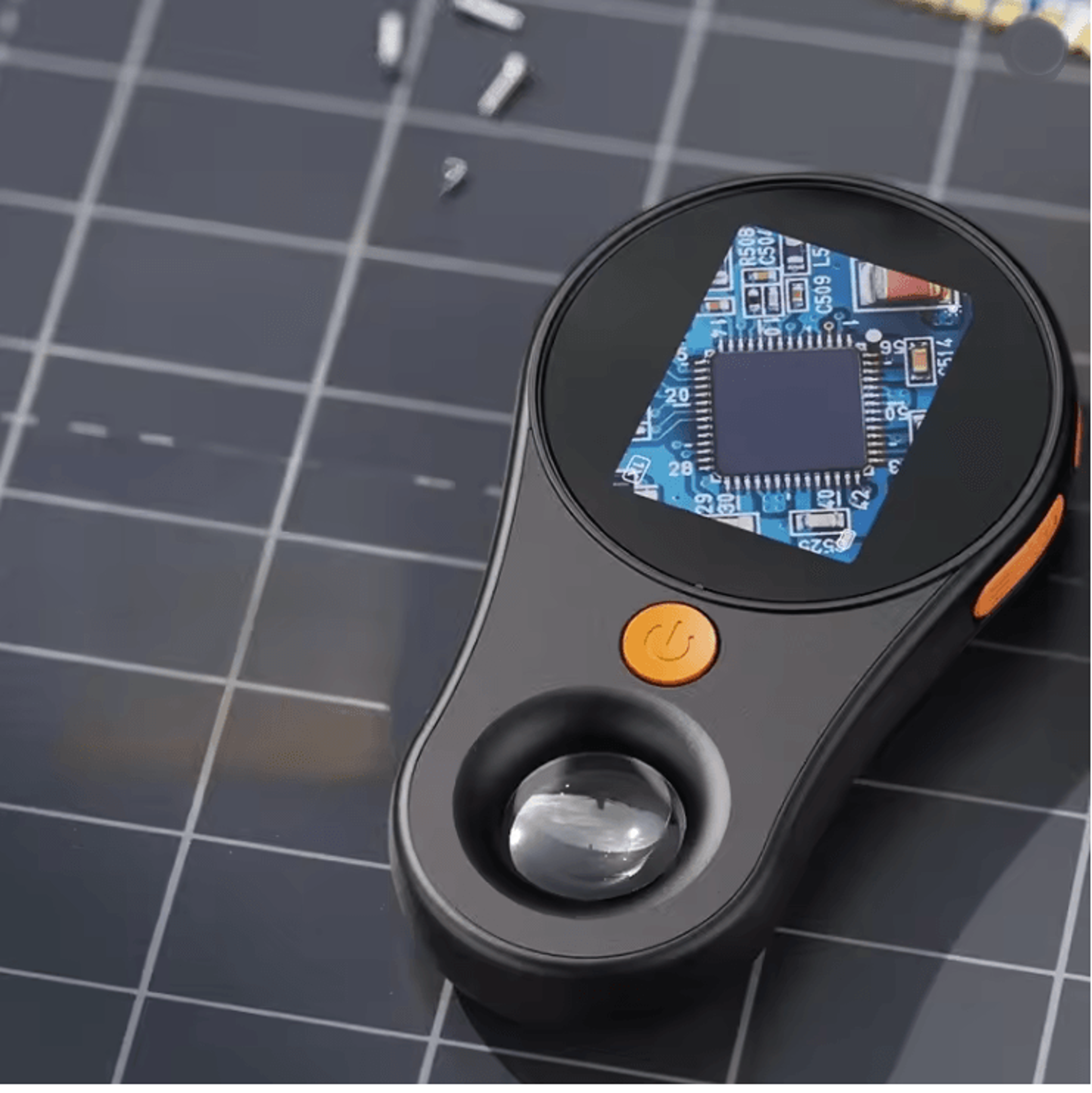 precisionview 500x handheld digital microscope with ips screen