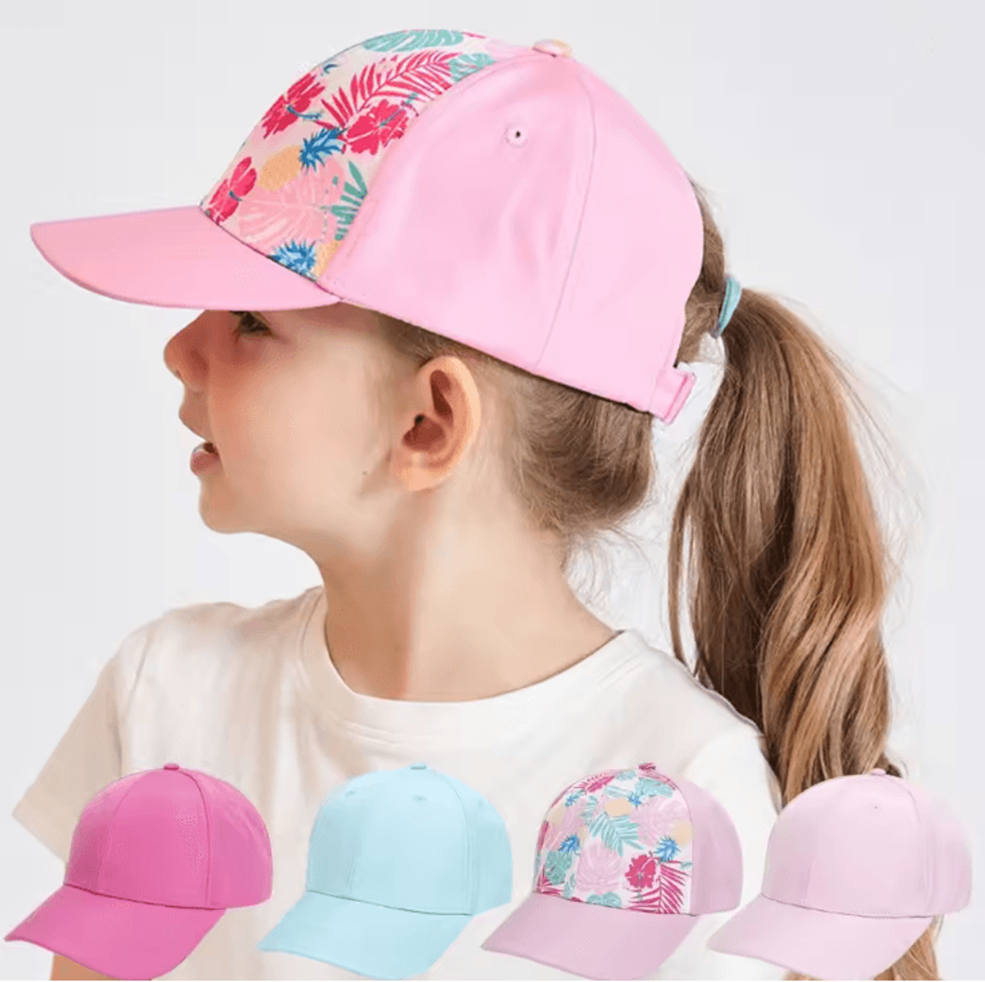sunsprout kids ponytail baseball cap