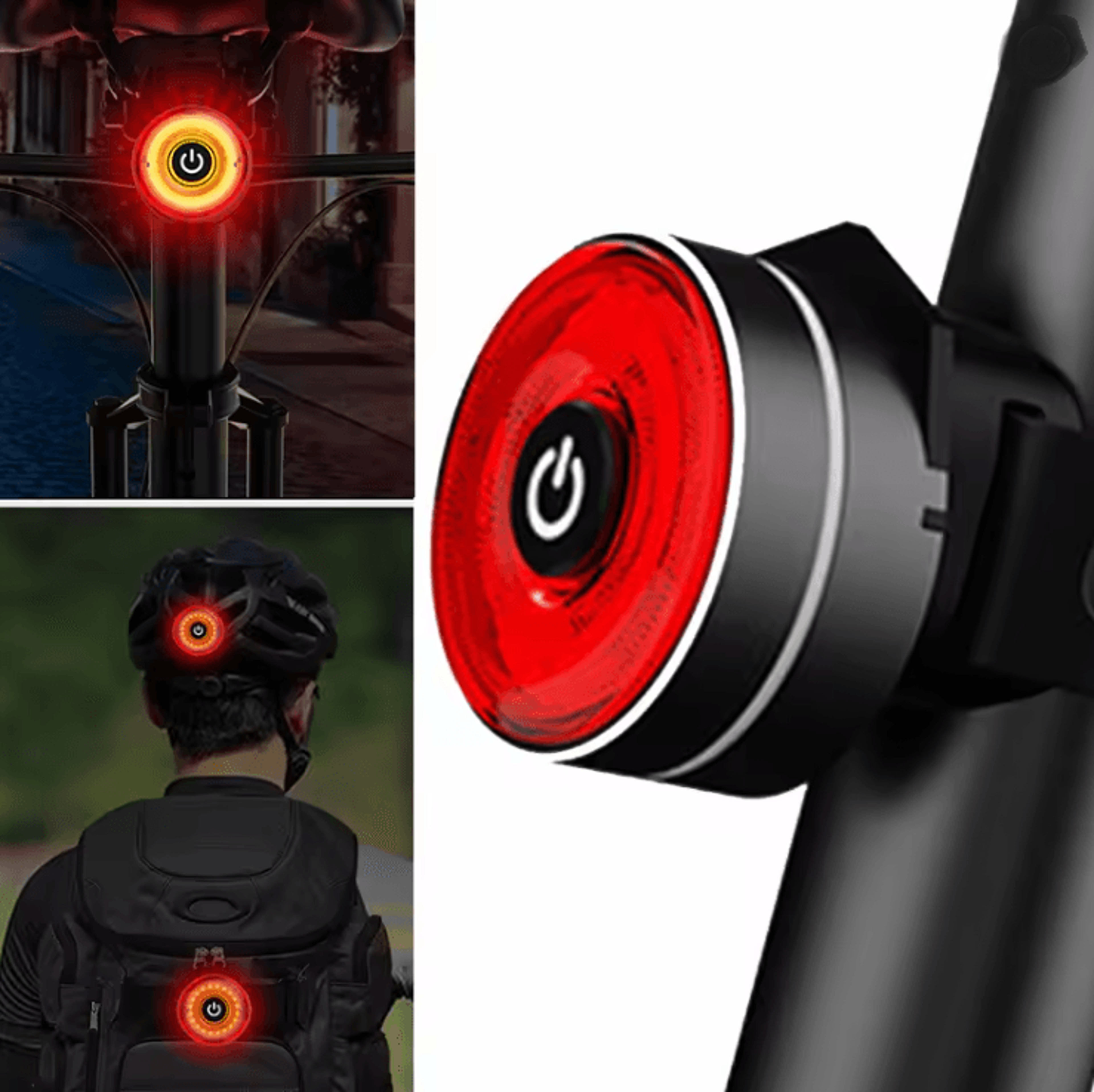 bucklos smart brake sensor rechargeable bike taillight