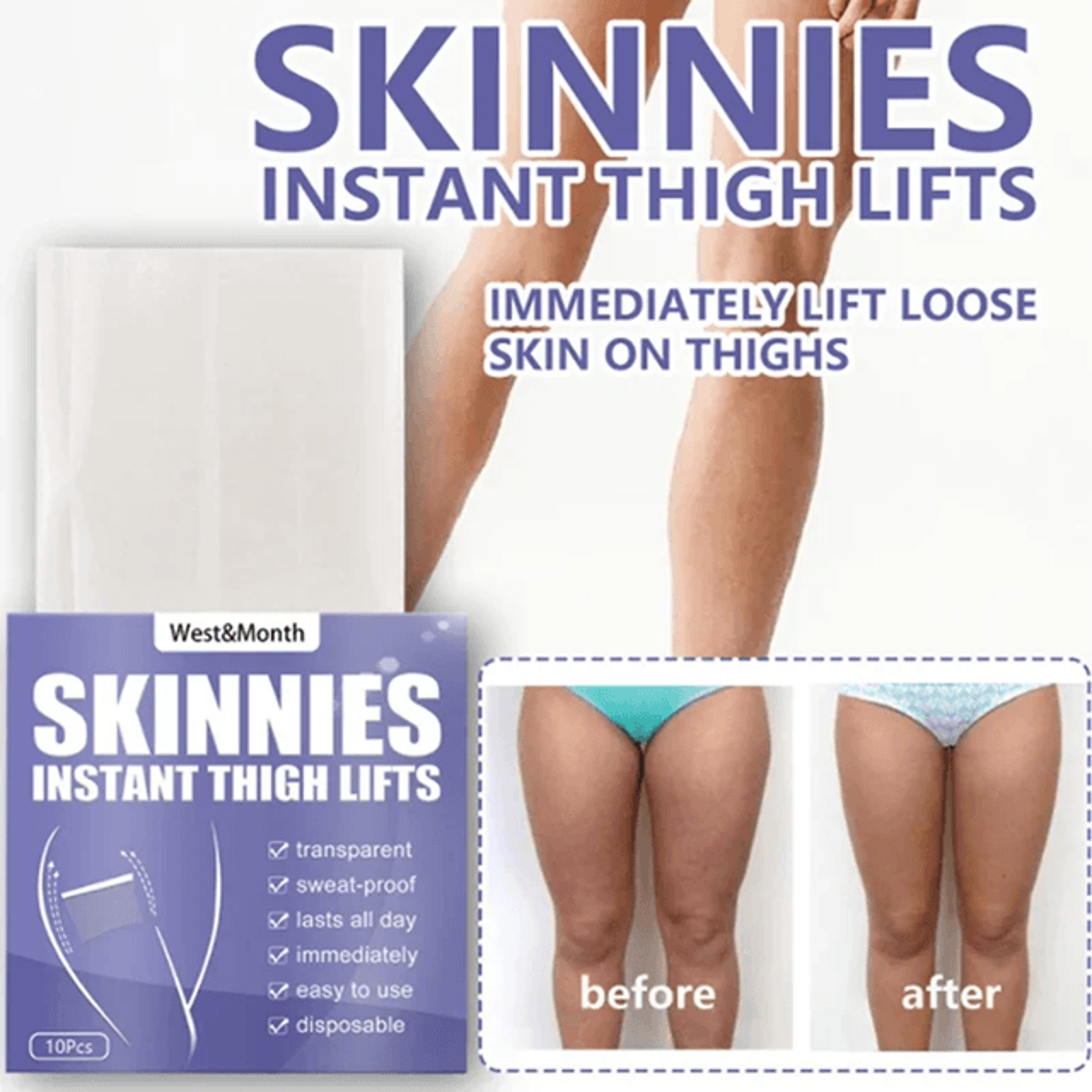 leglift pro invisible thigh lift tape
