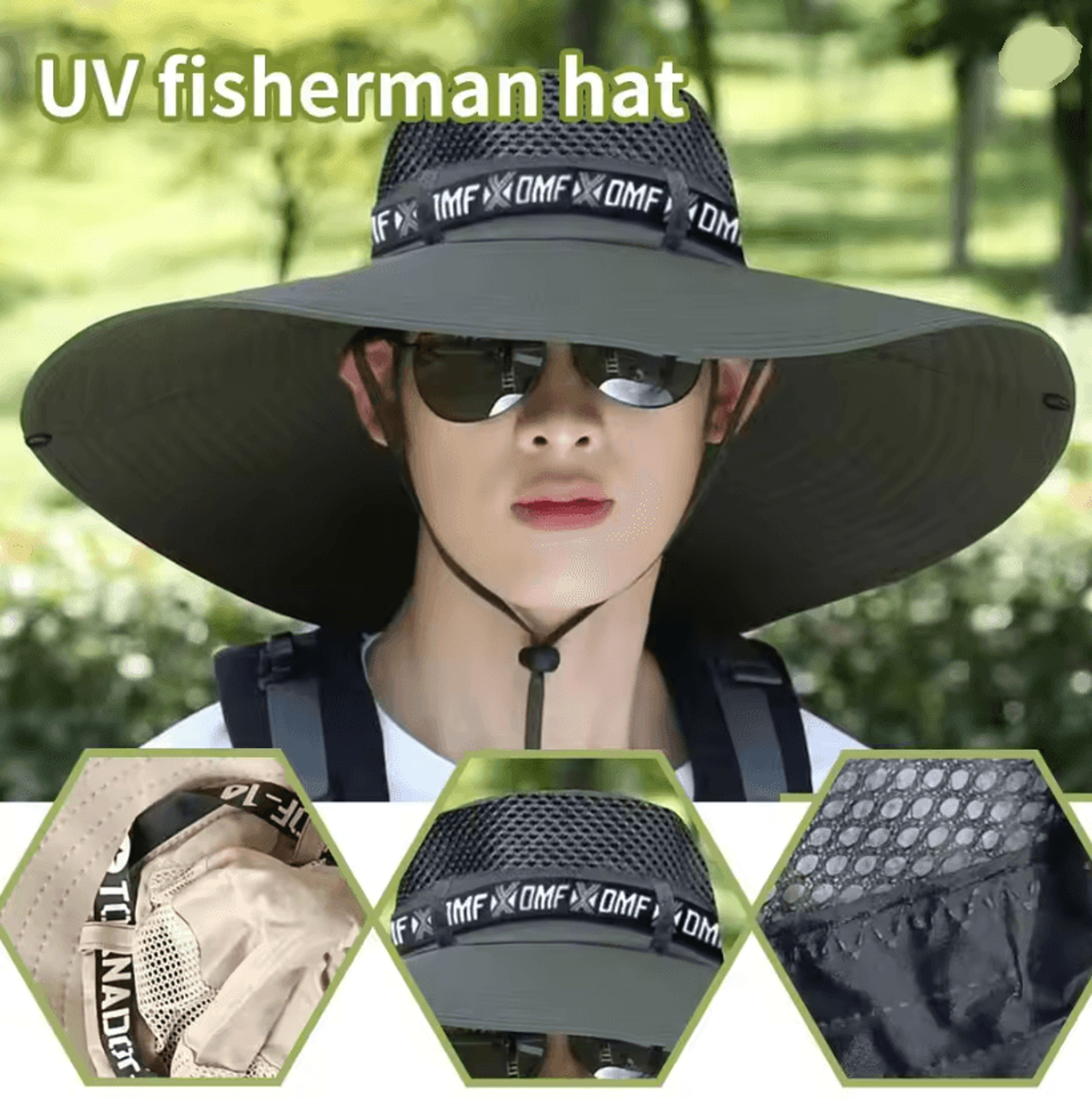 breezeguard breathable uv fishing hat
