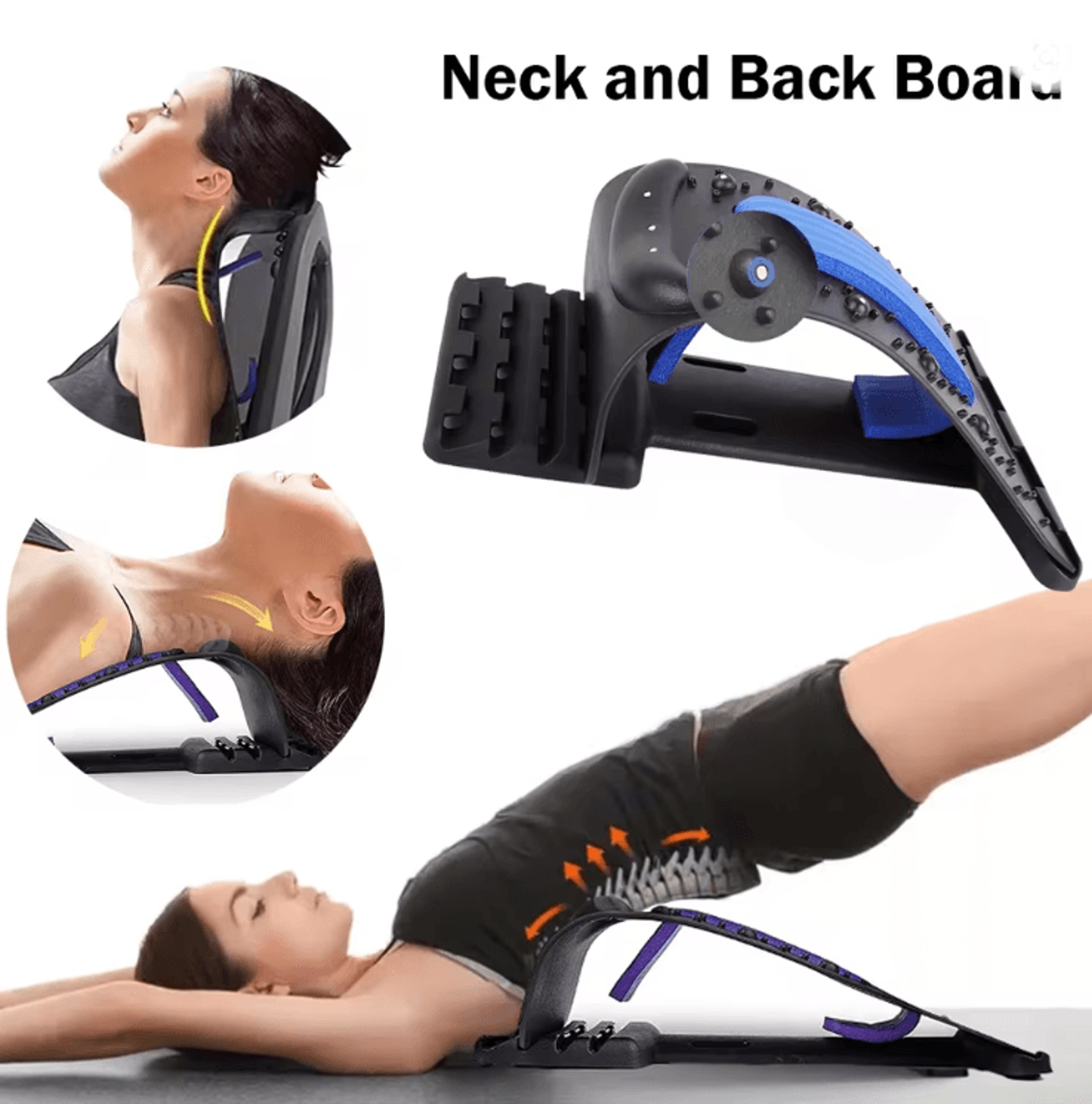 adjustable multi level back stretcher board