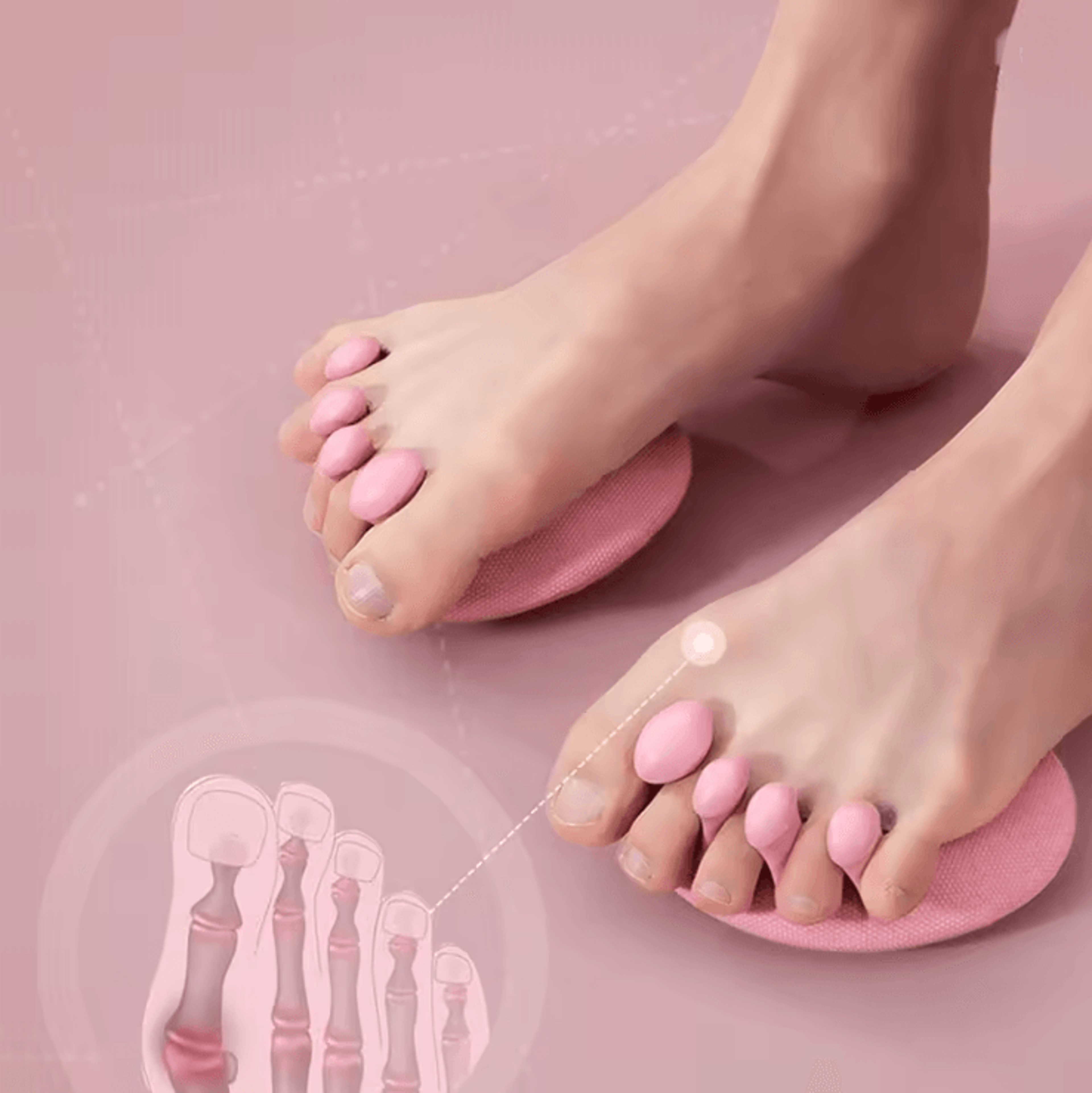 arch and toe trainer for foot alignment
