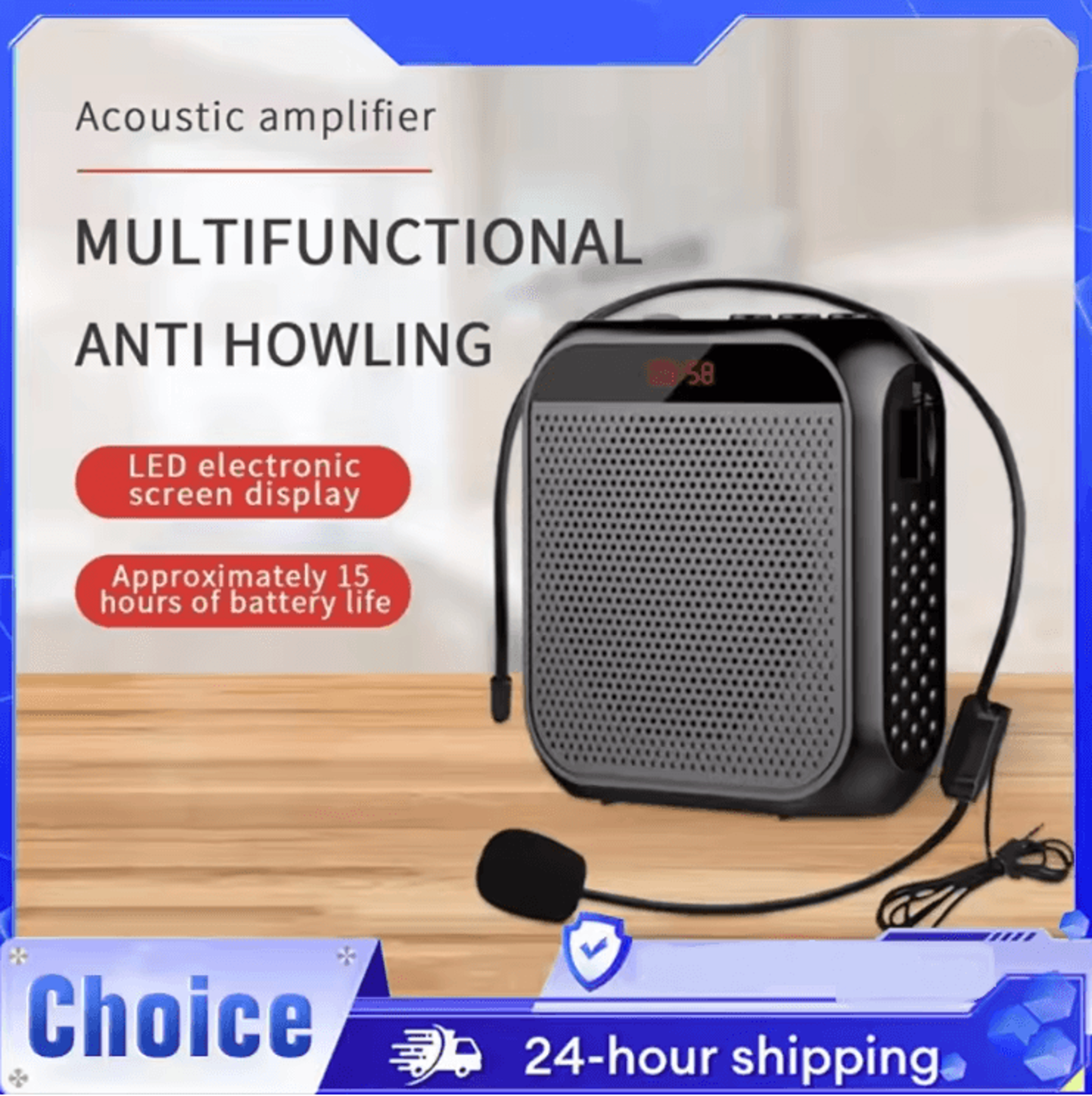 voicemax pro portable voice amplifier with microphone