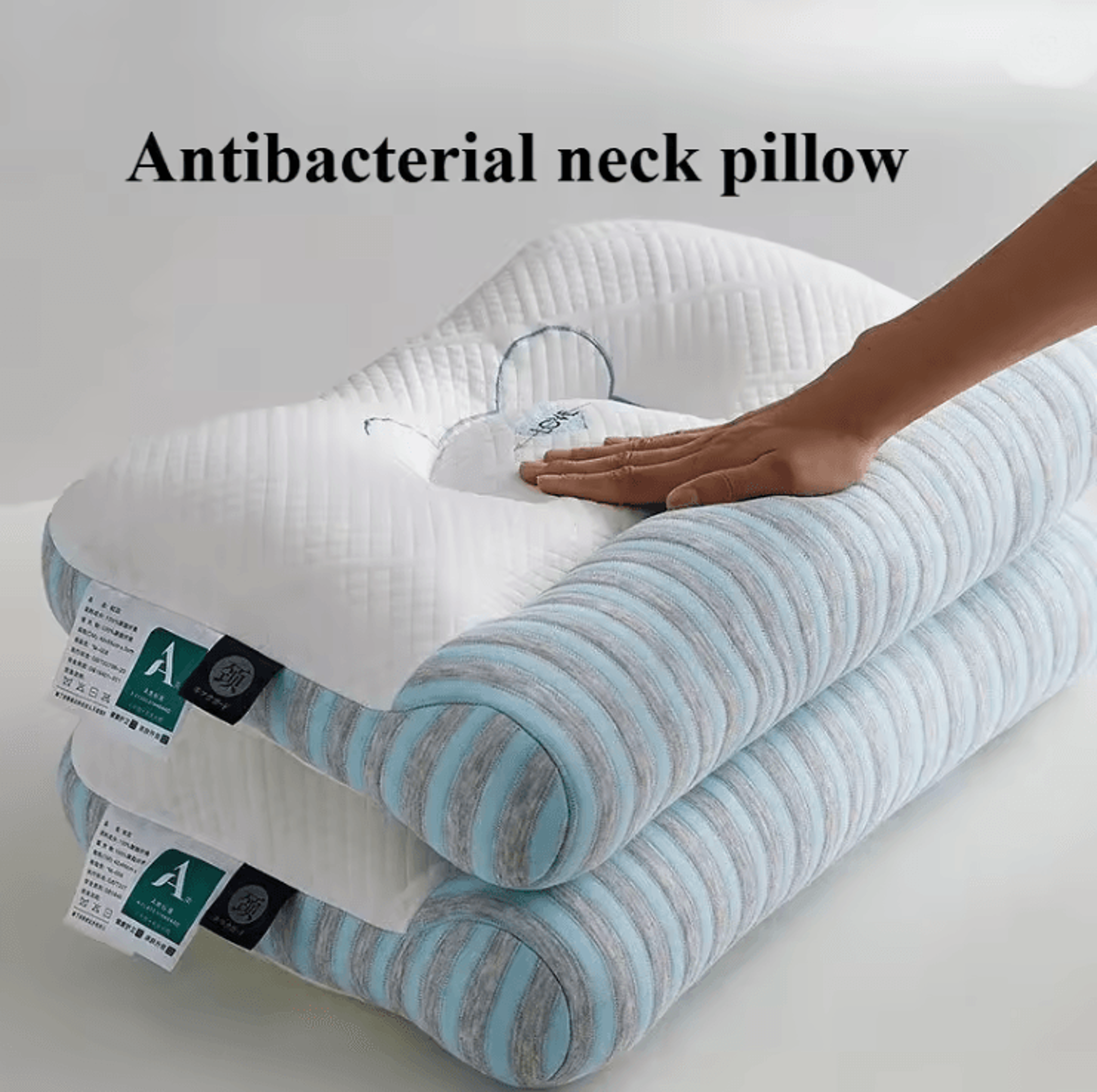 cloudknit ergonomic neck and body pillow soft breathable support cushion