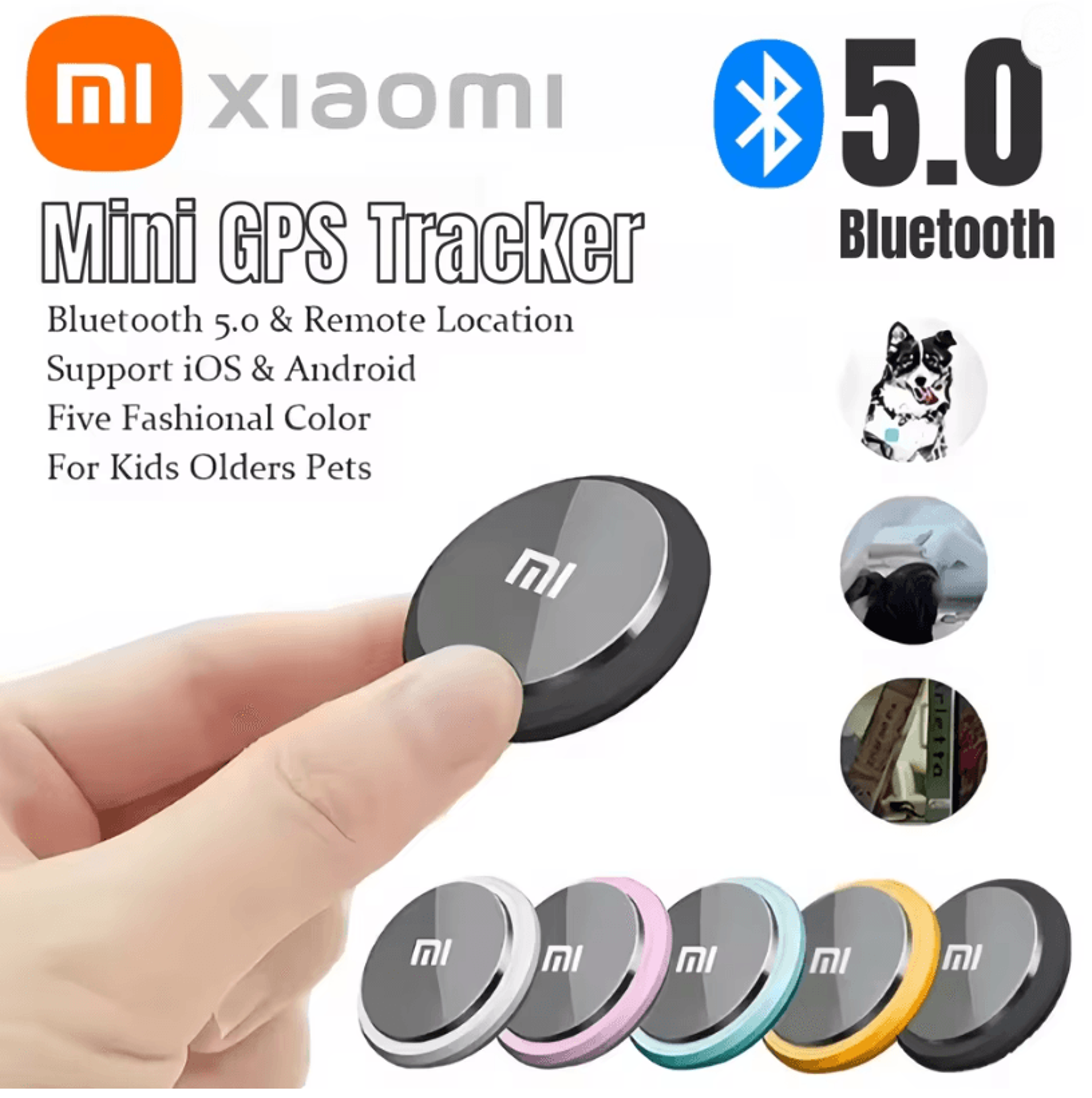 xiaomi smart bluetooth tracker locator for keys pets wallet children