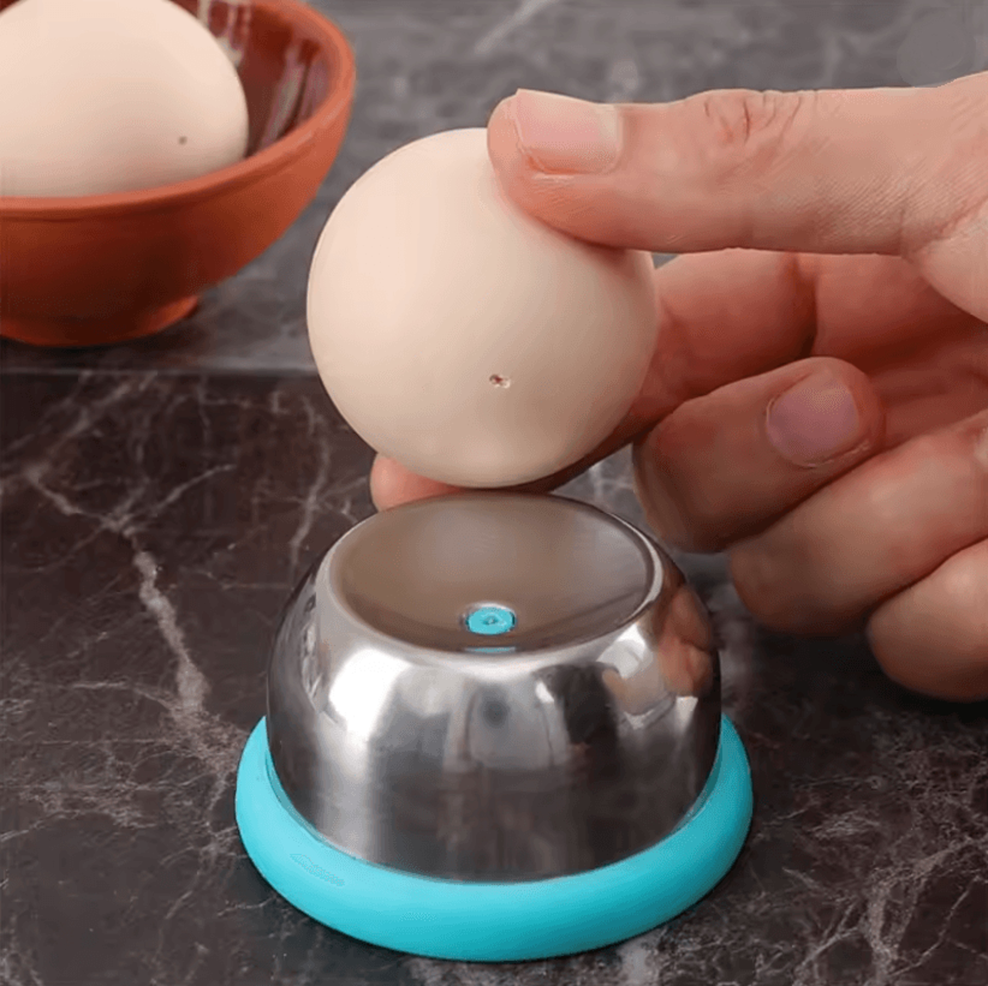 egg piercer and separator tool for perfectly boiled eggs