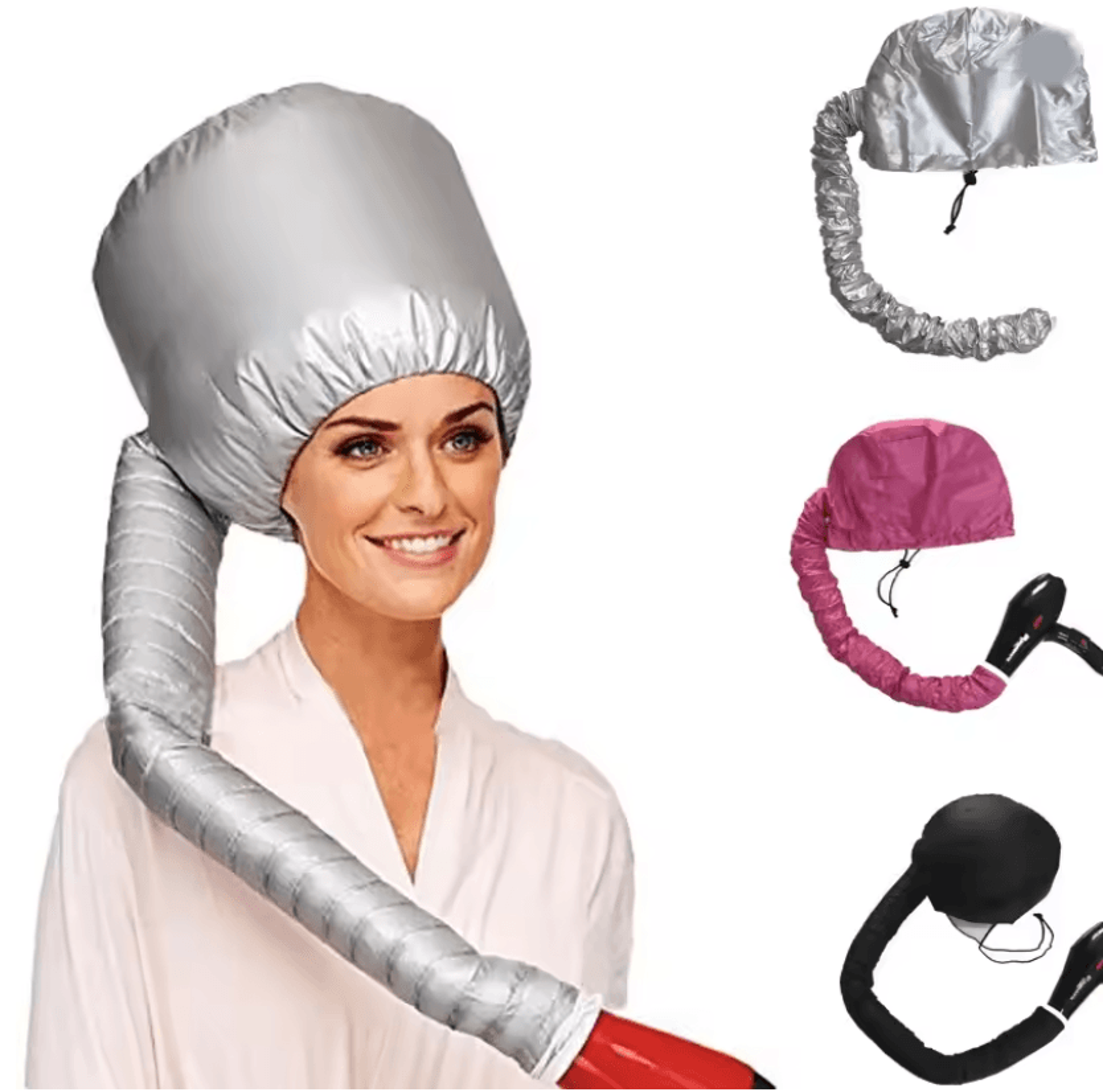 portable hair bonnet dryer cap for deep conditioning and quick drying