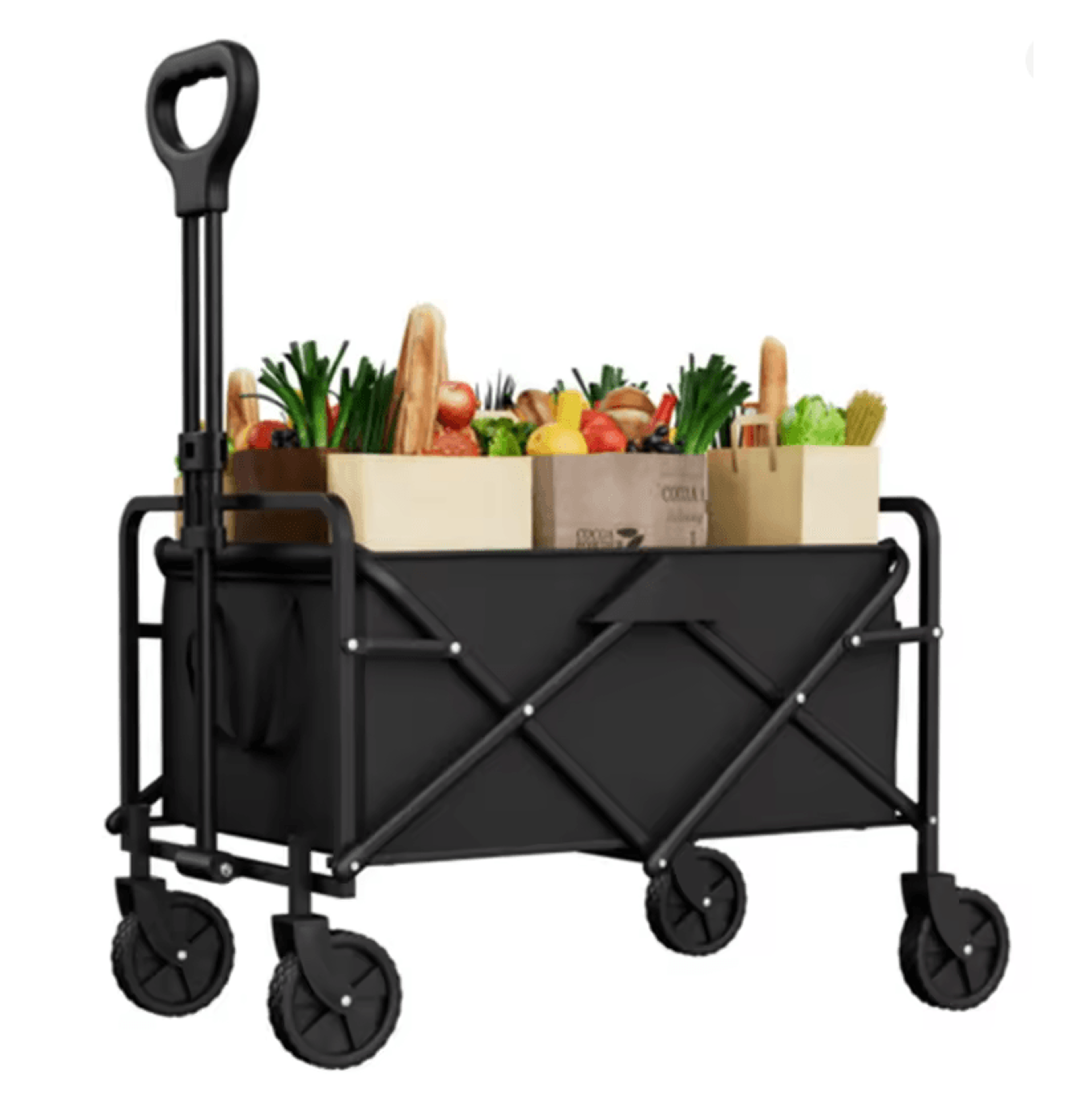 all terrain foldable garden wagon utility cart