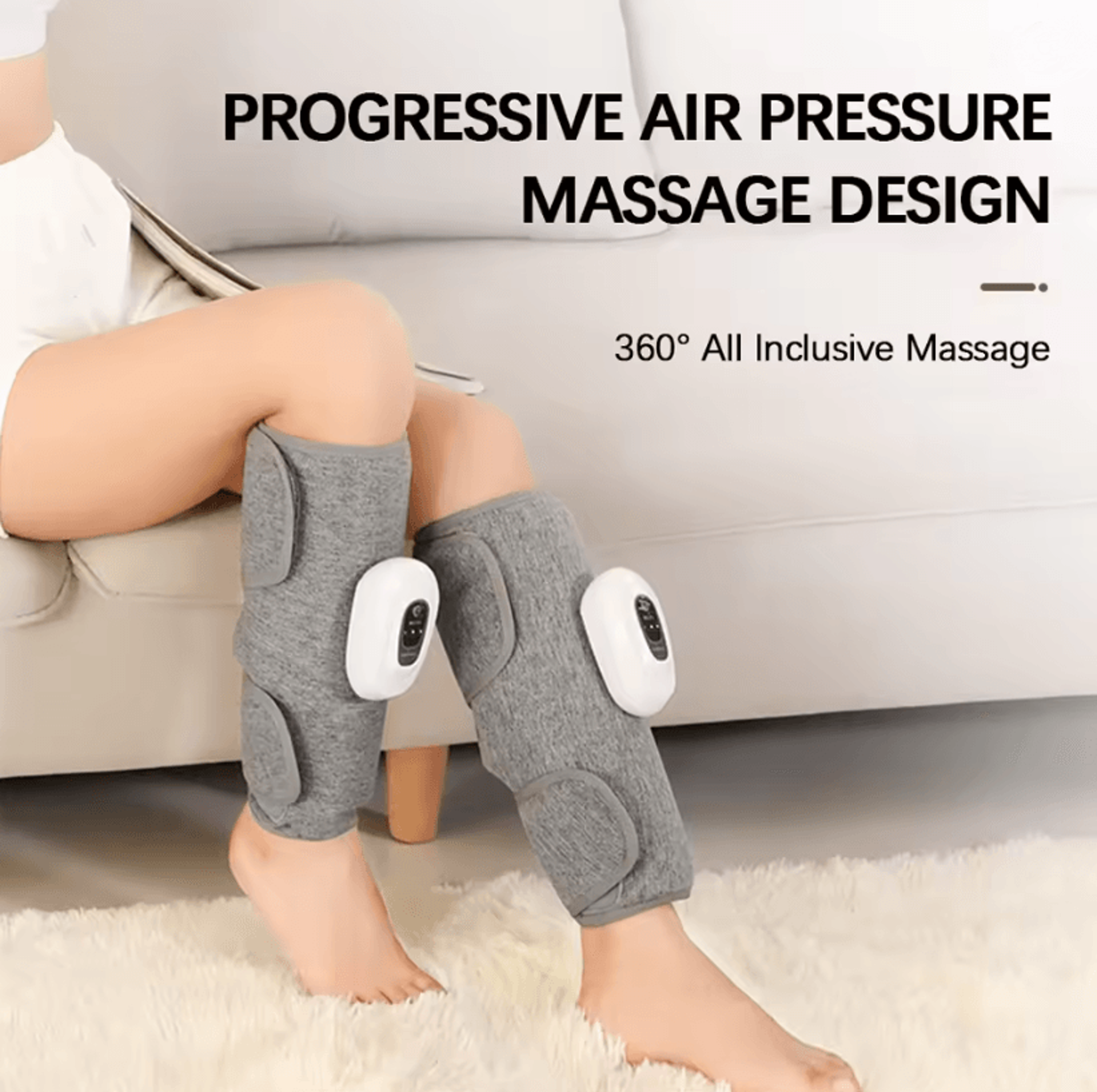 wireless 360 air pressure calf massager with compression