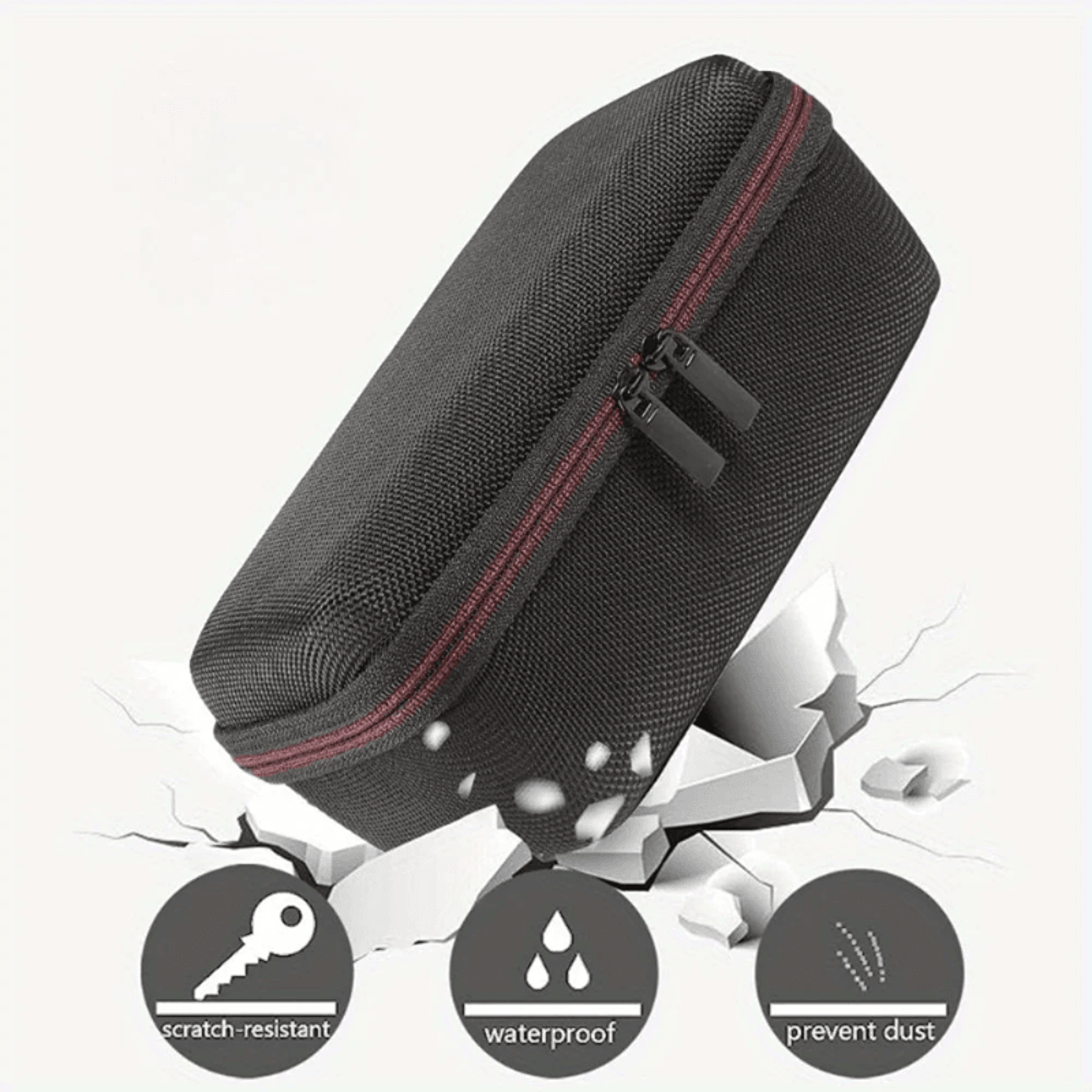 portable shockproof electronics storage bag