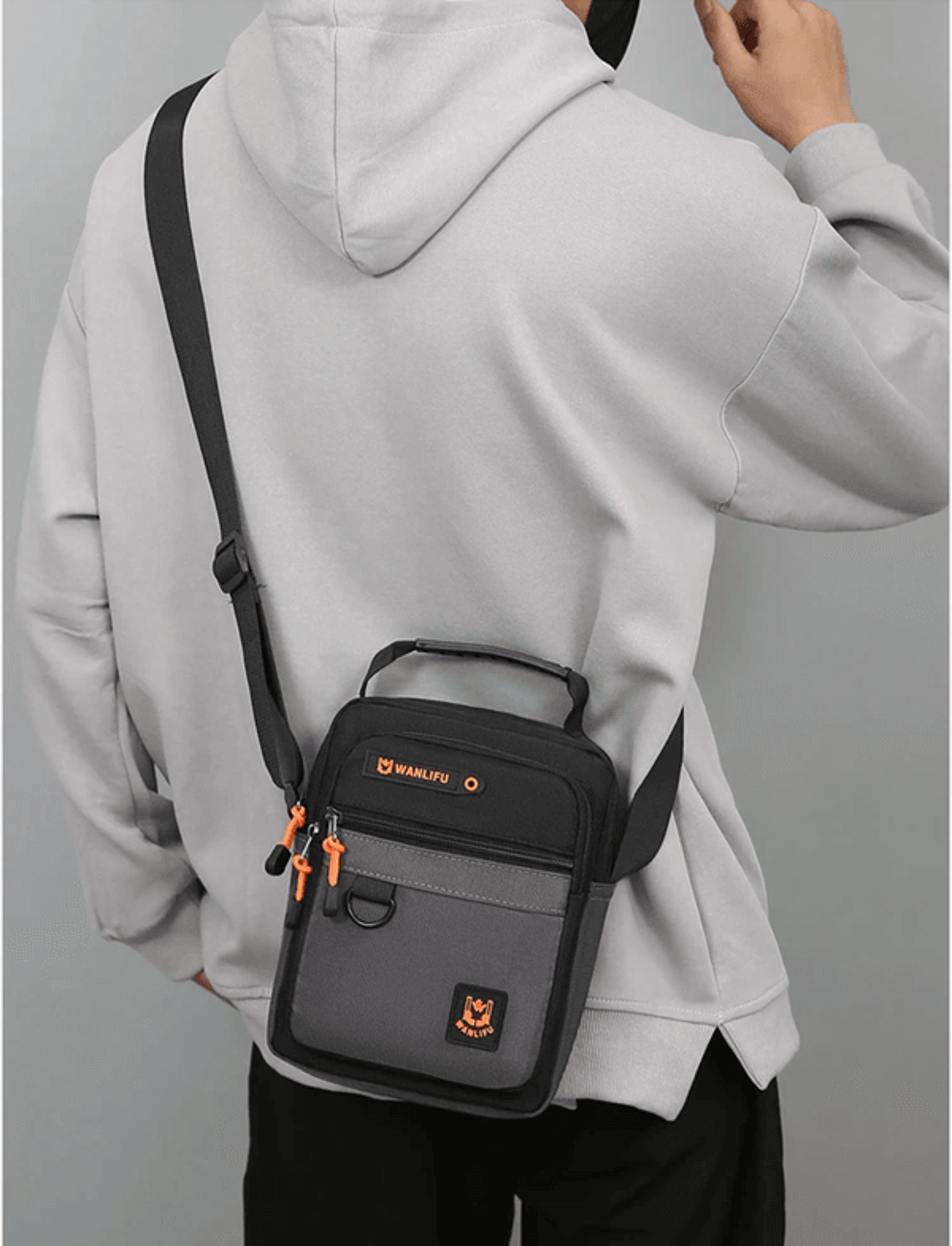 casual oxford mens crossbody travel bag