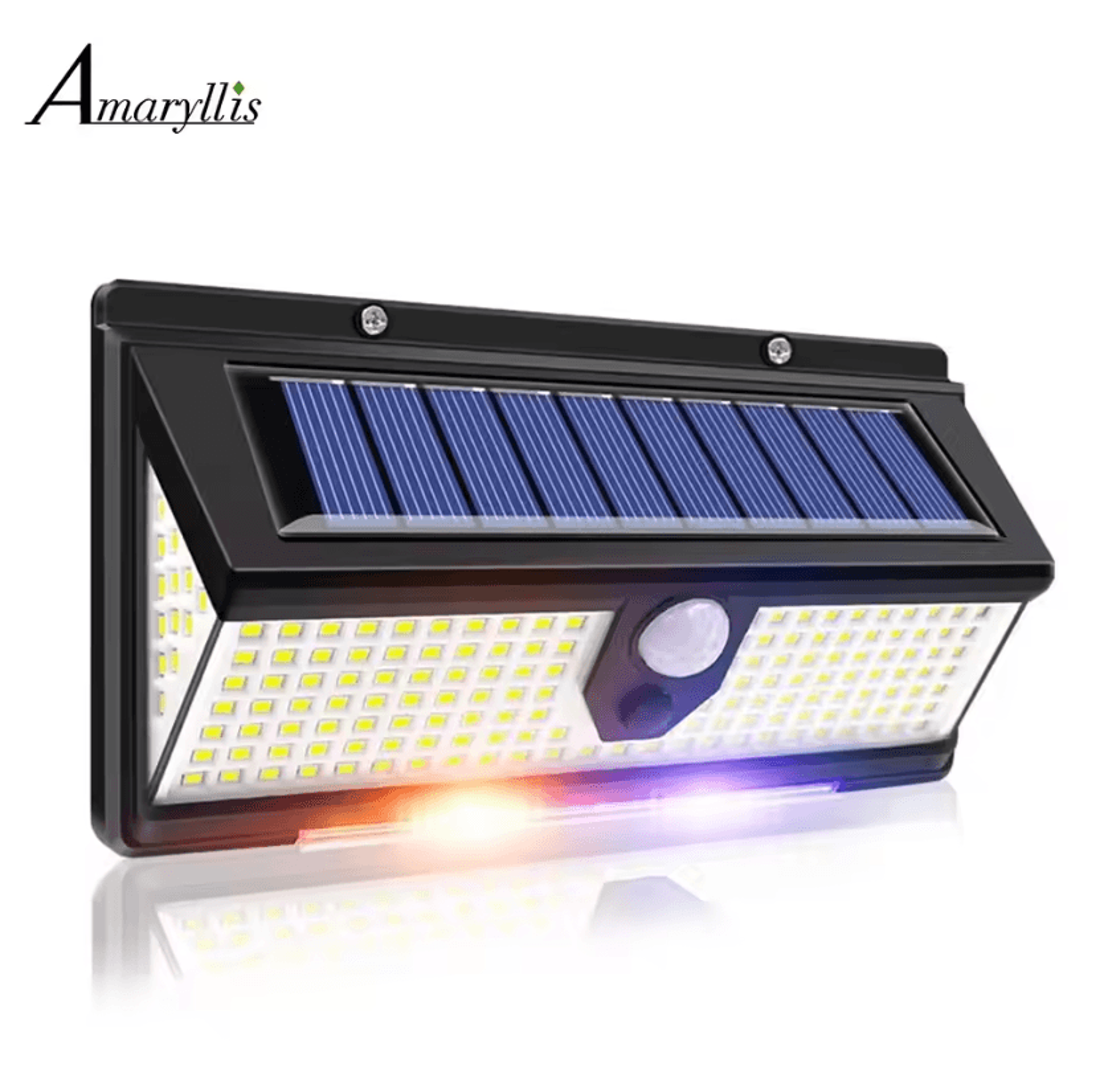 lumaguard 190 led solar motion sensor outdoor wall light