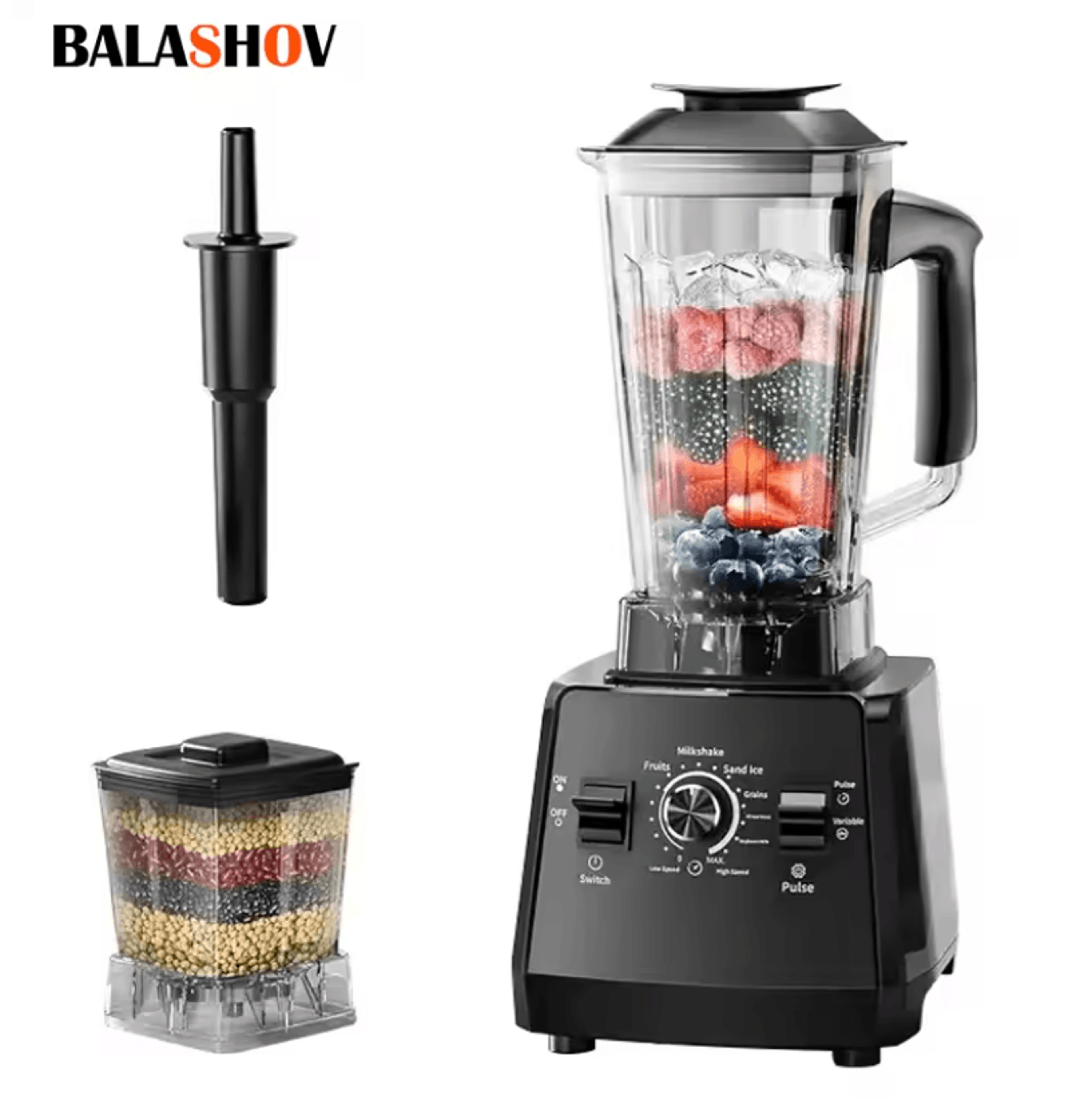 problend 500w commercial blender for smoothies shakes and food prep