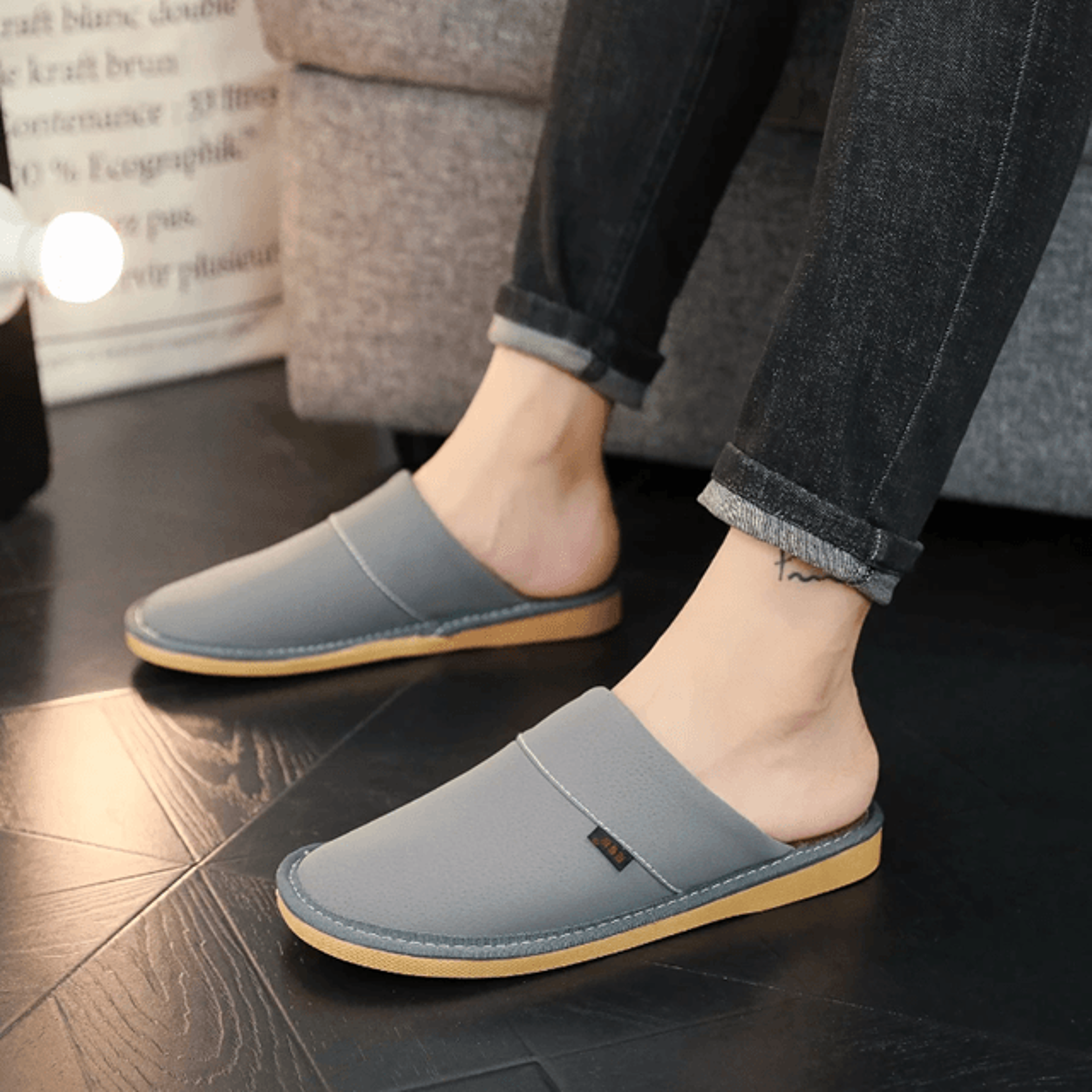 ultimate comfort fleece slippers extra large cozy slides for men