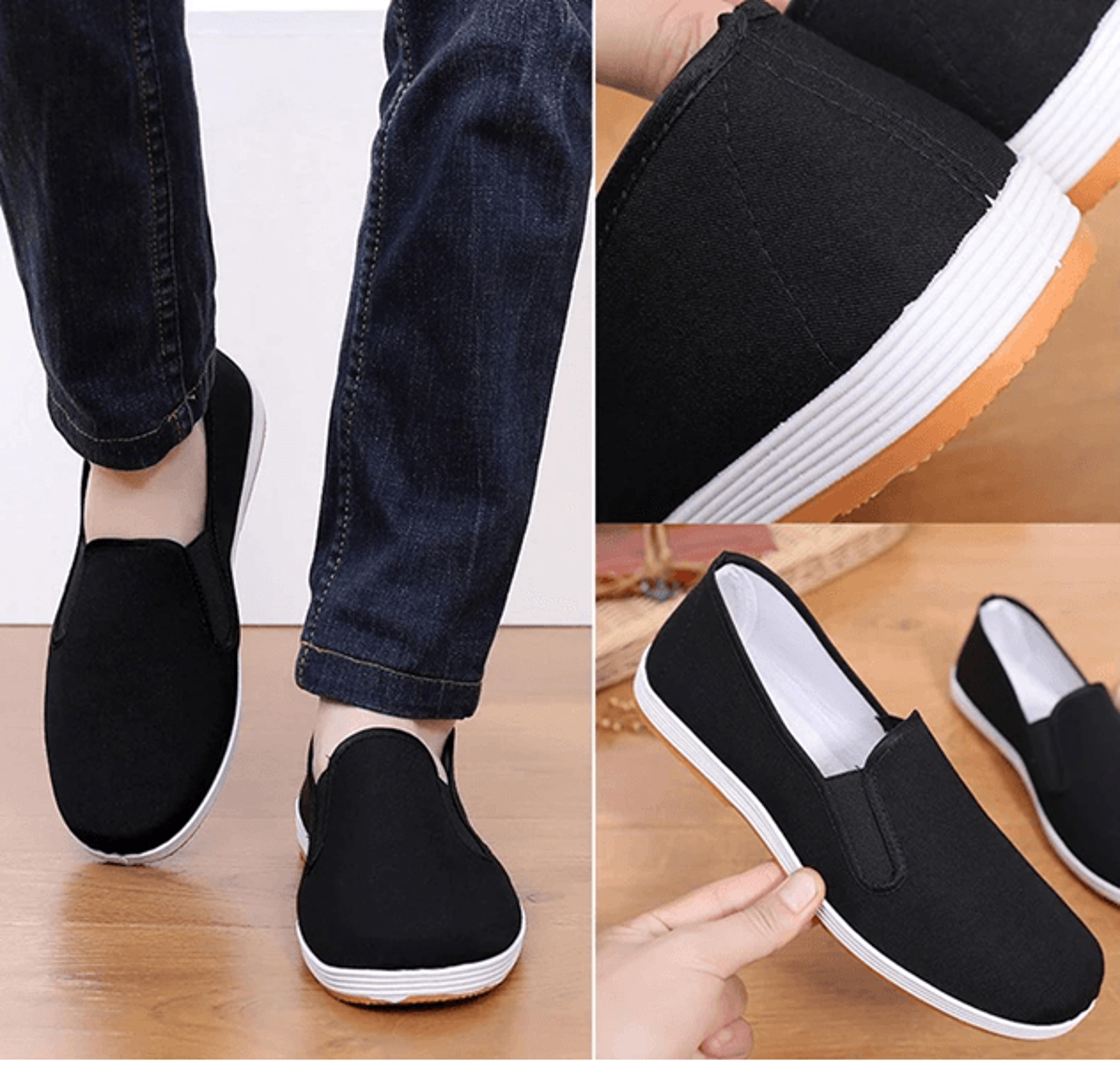 heritage tai chi cotton martial arts sneakers breathable kung fu cloth shoes