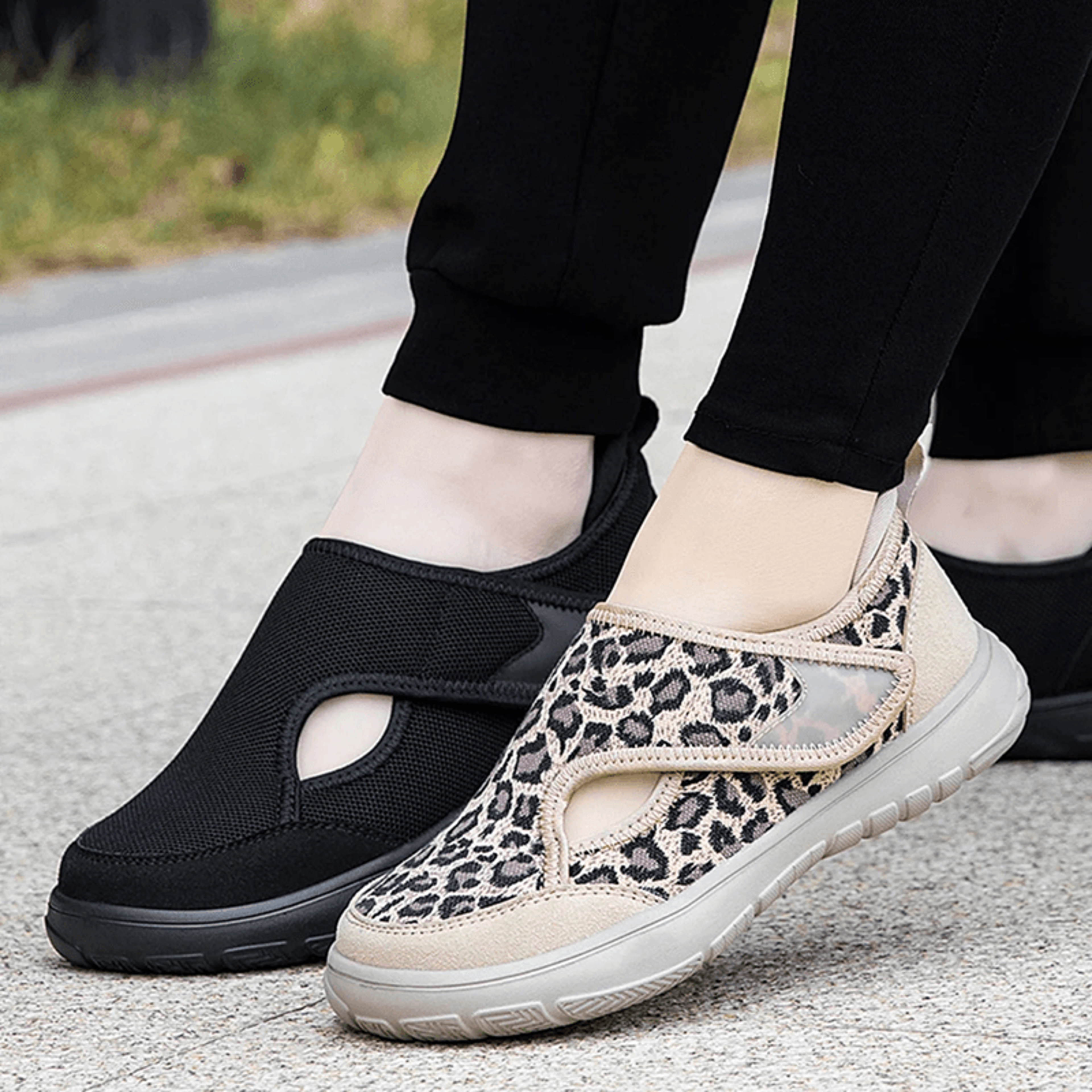 comfortease diabetic walking shoes with adjustable closure