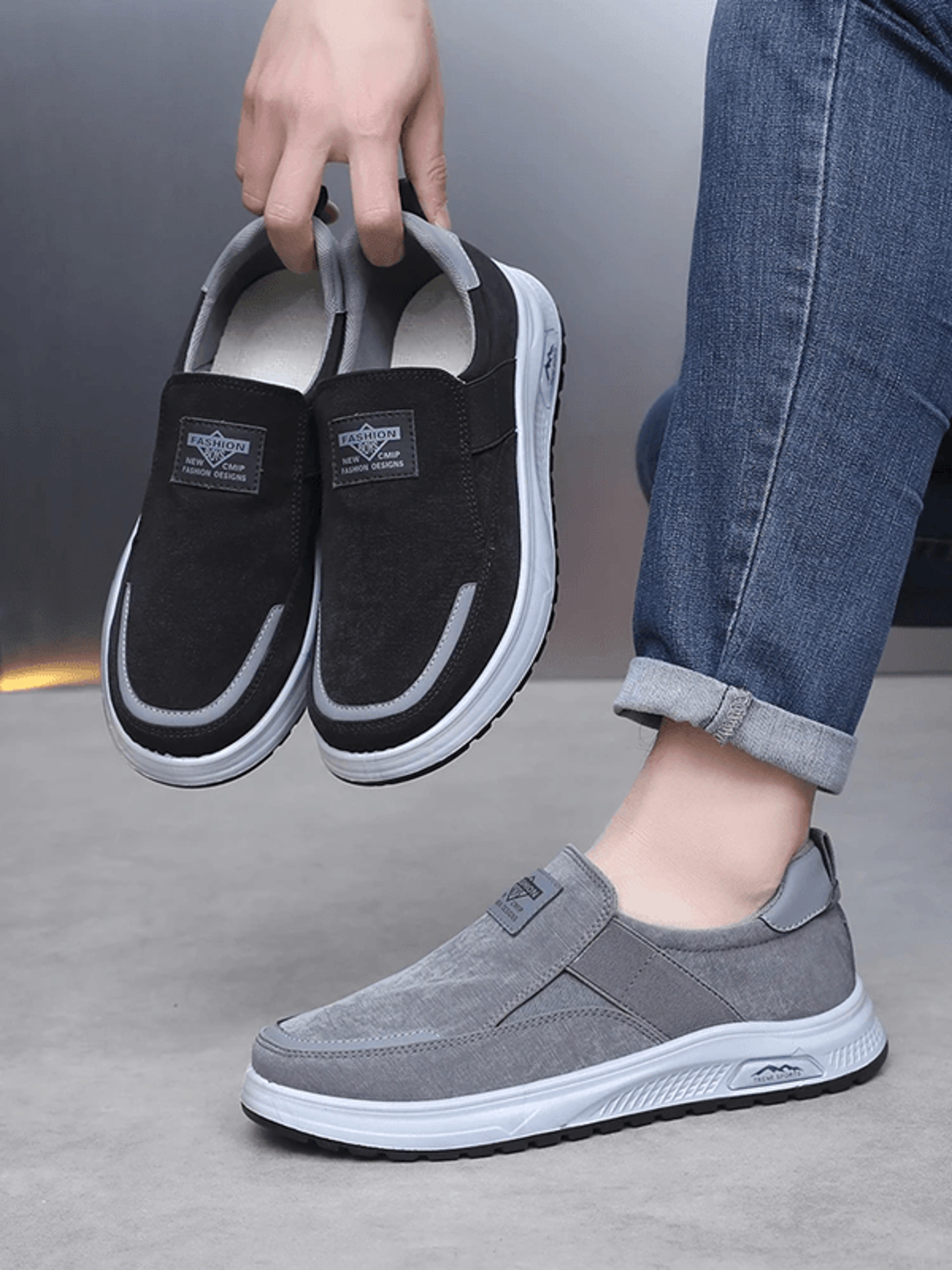 mens casual flat shoes comfortable fashion everyday wear sneakers