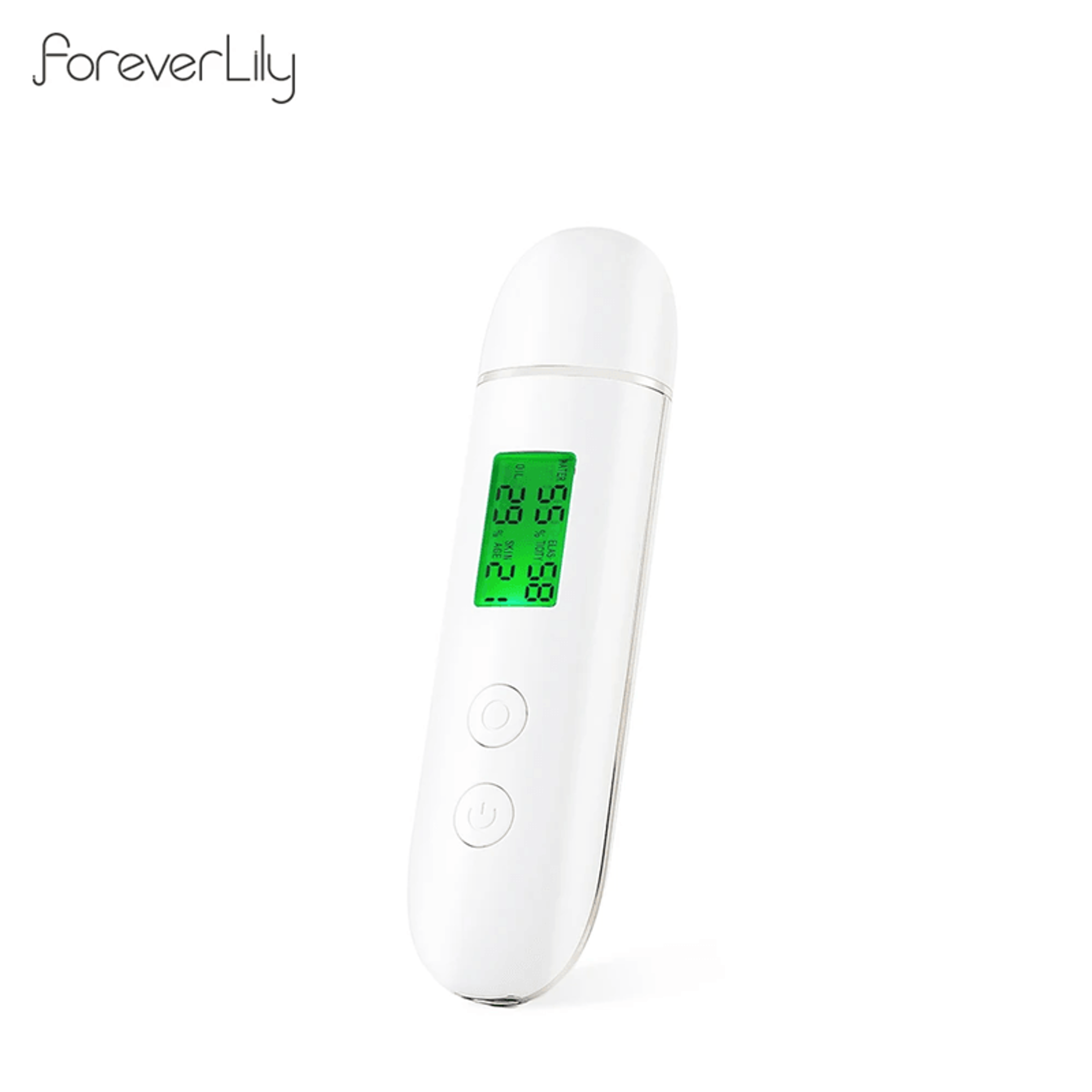 skin moisture and oil analyzer portable face tester with elasticity and age detection