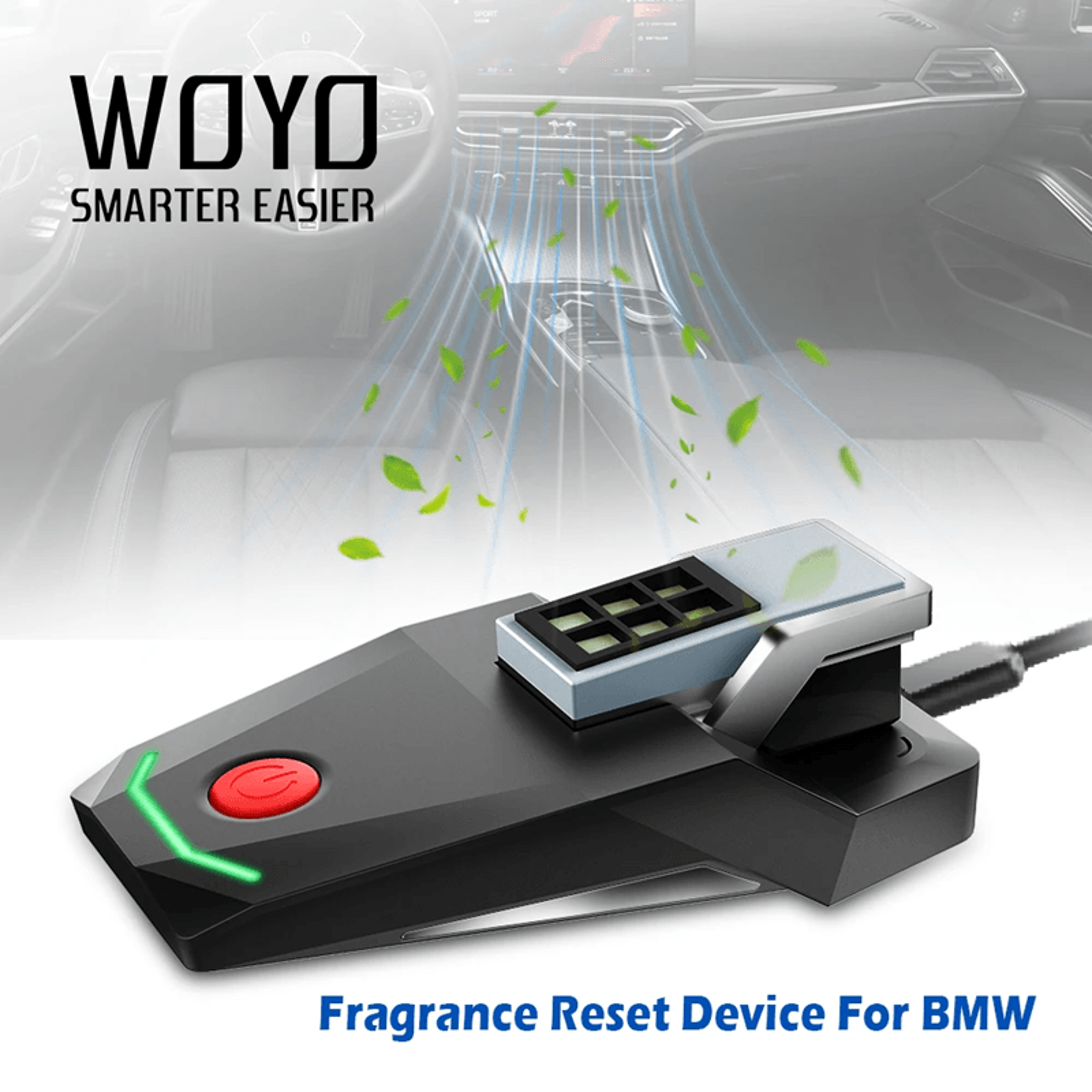 woyo r3 ambient air cartridge resetter tool for bmw fragrance system