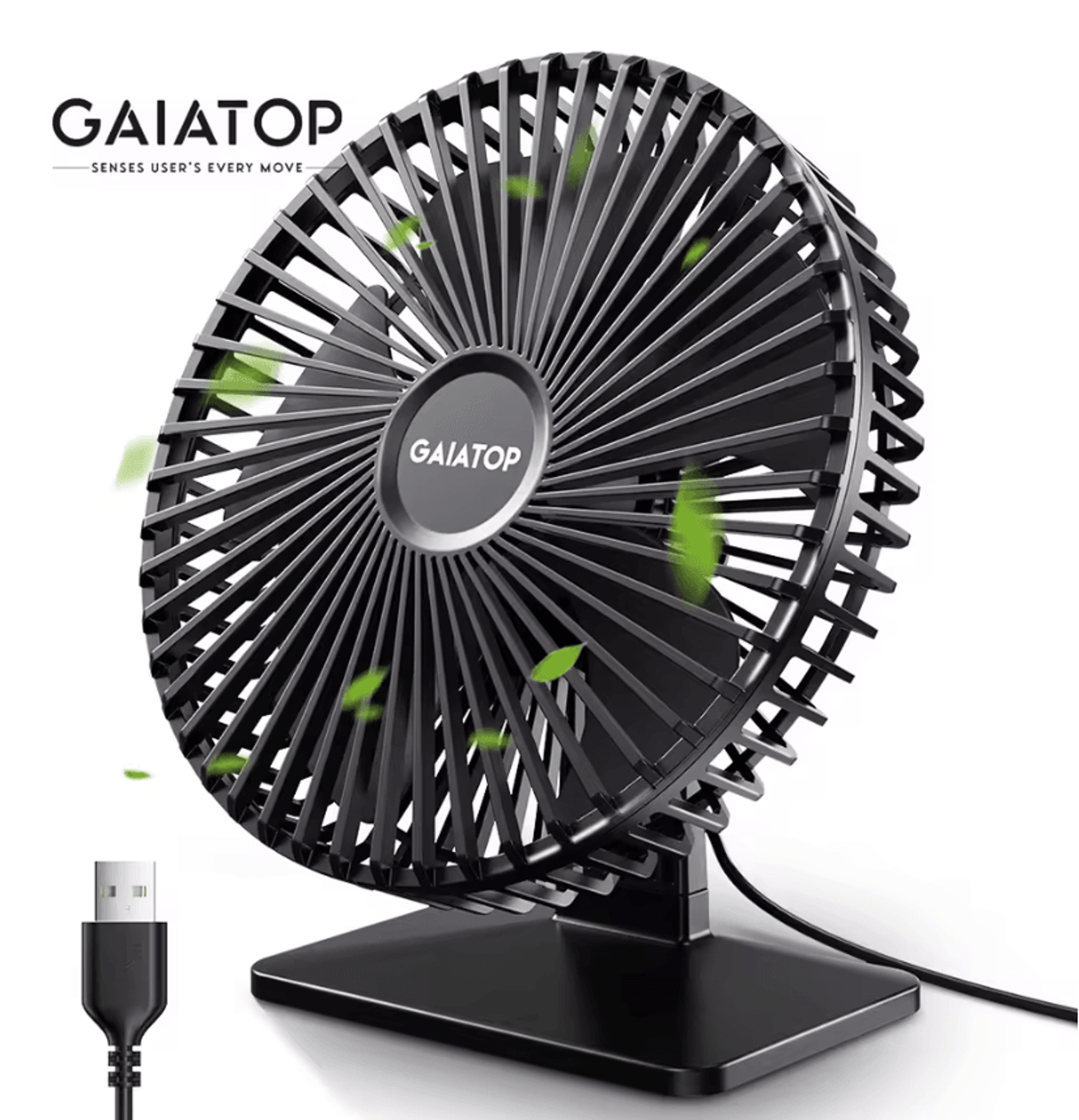 breezeflow portable usb desk fan