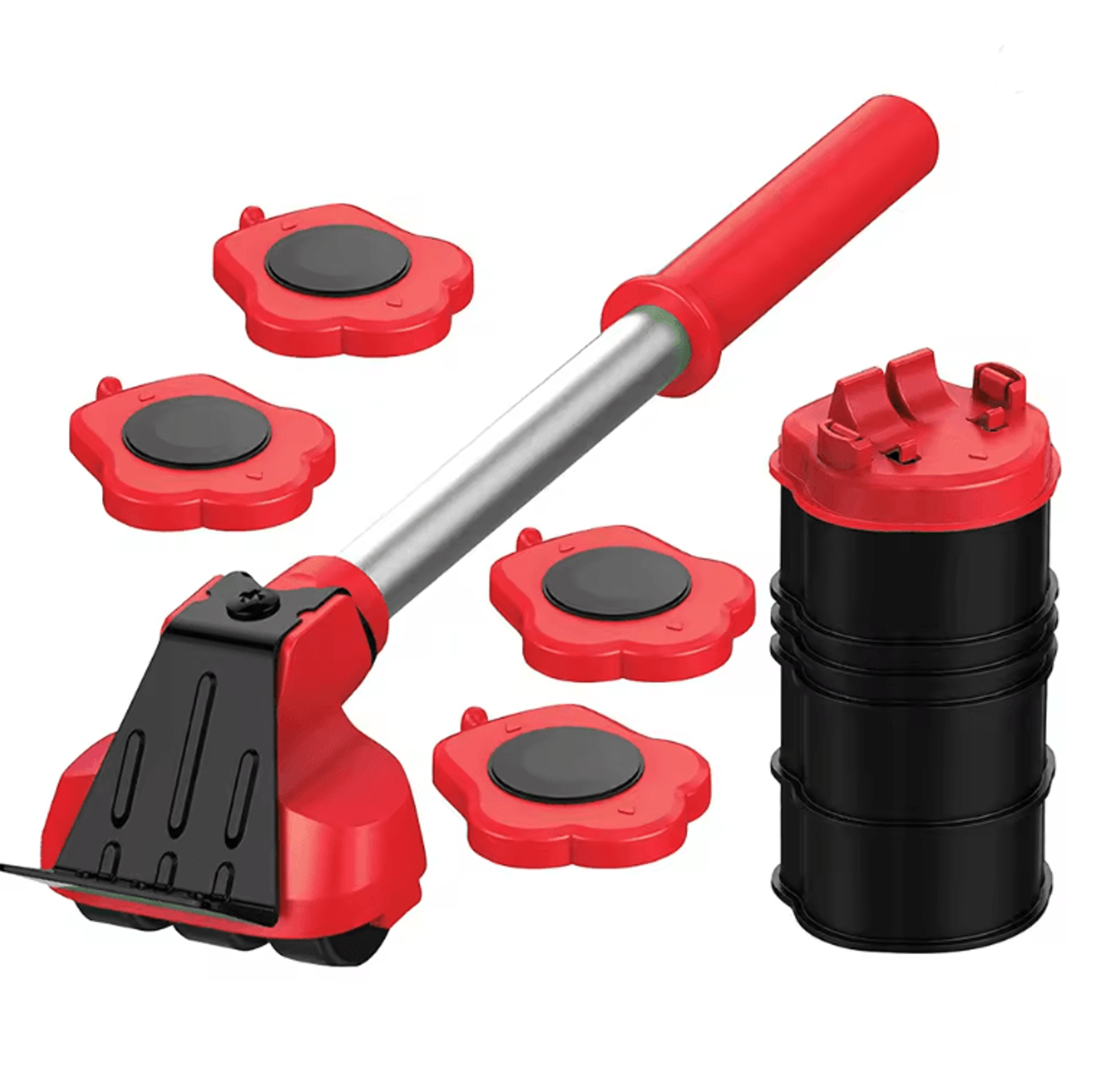 liftease heavy duty furniture mover set with lifter and roller wheels