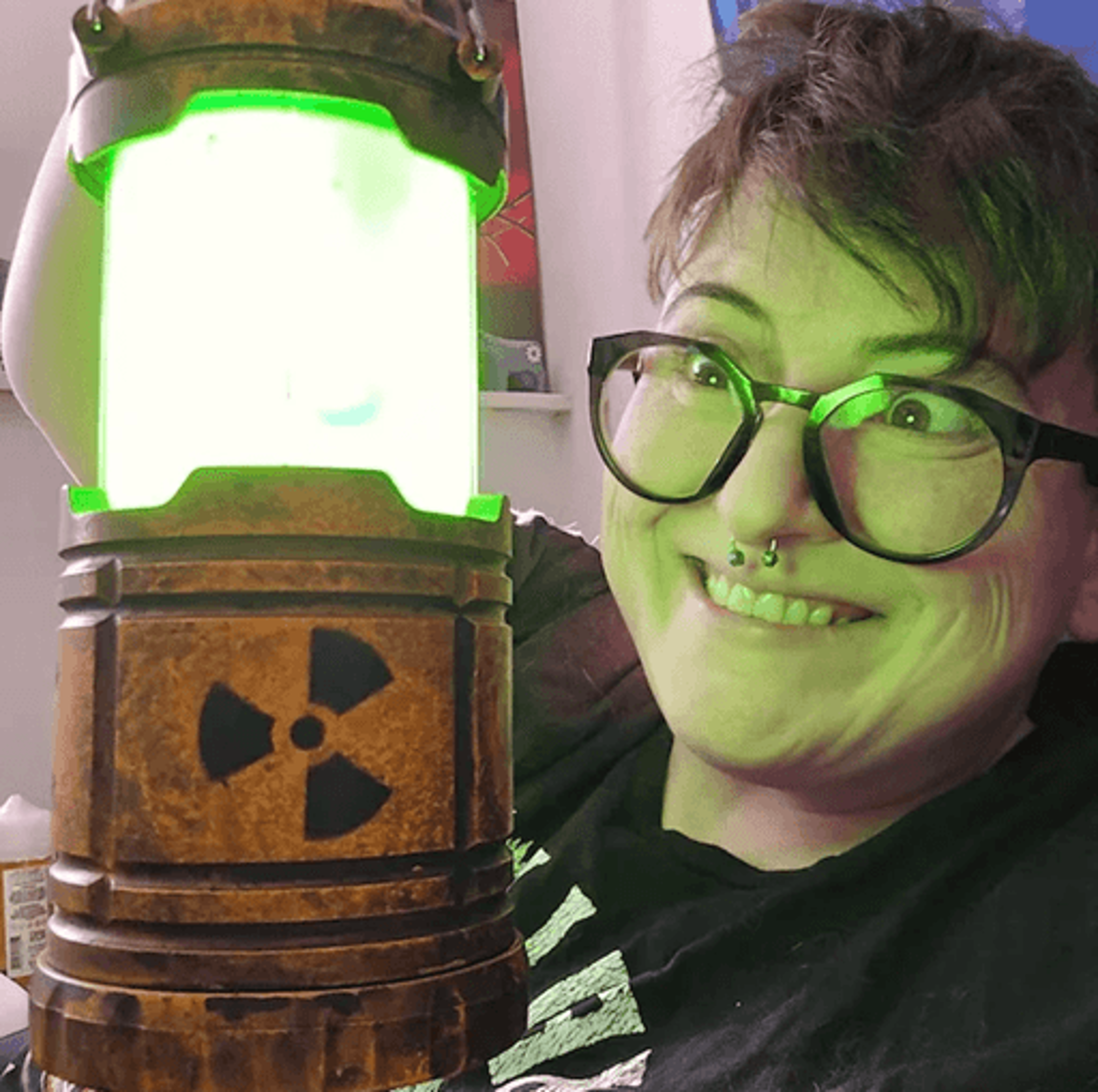 mini nuclear reactor lantern simulation toy gift