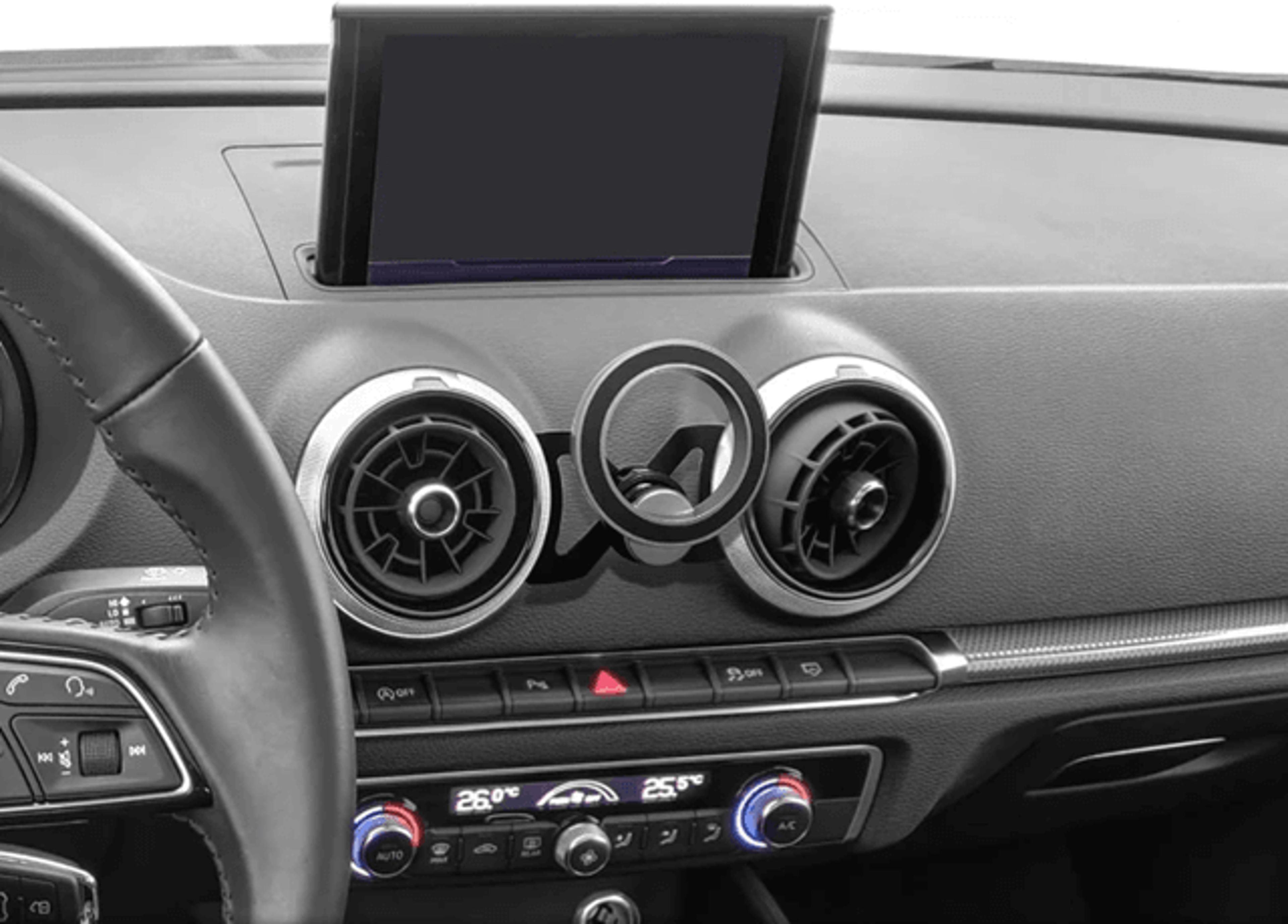 magnetic phone holder for audi a3 s3 8v air vent mount with magsafe support