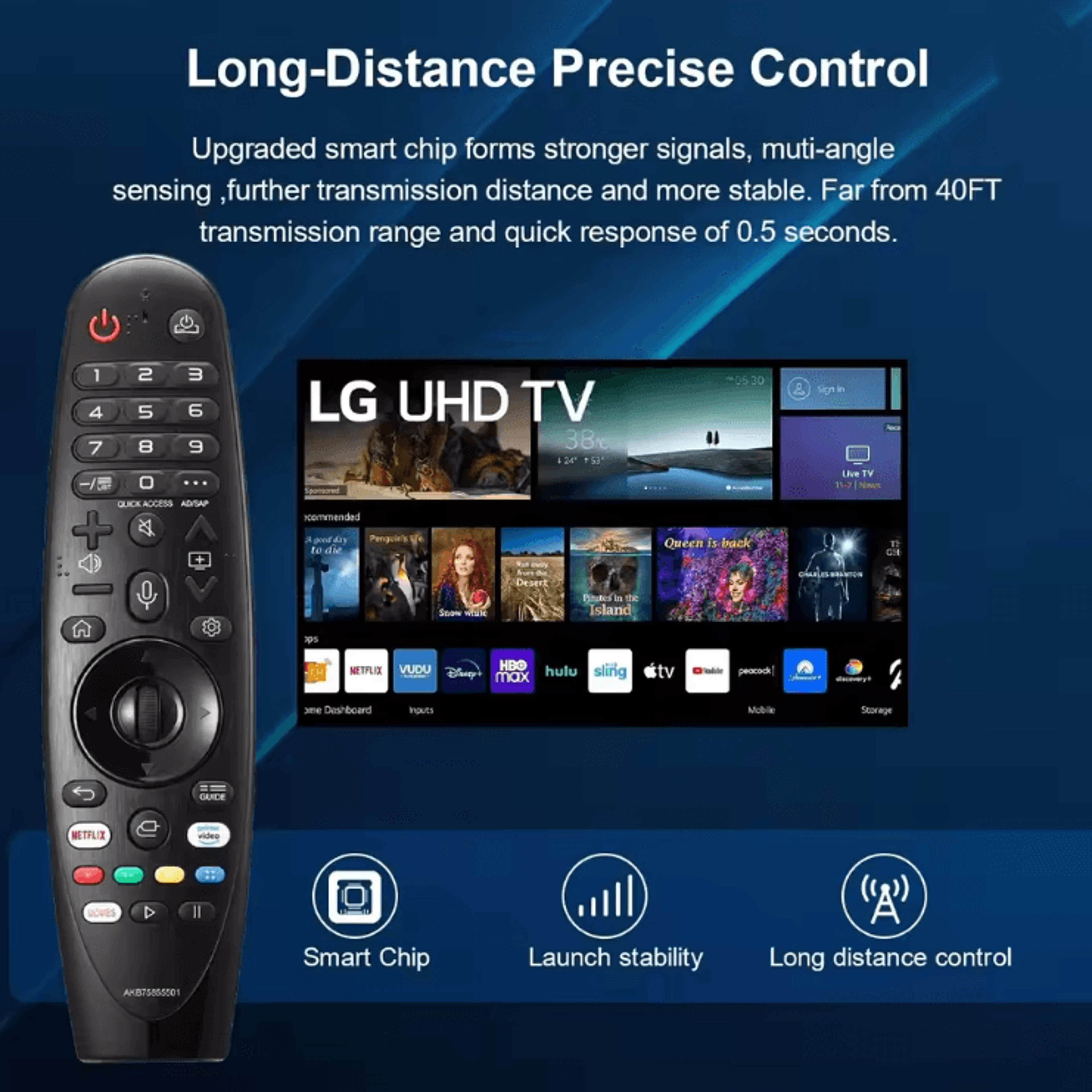 an mr20ga remote control with voice and pointer function for lg smart tv
