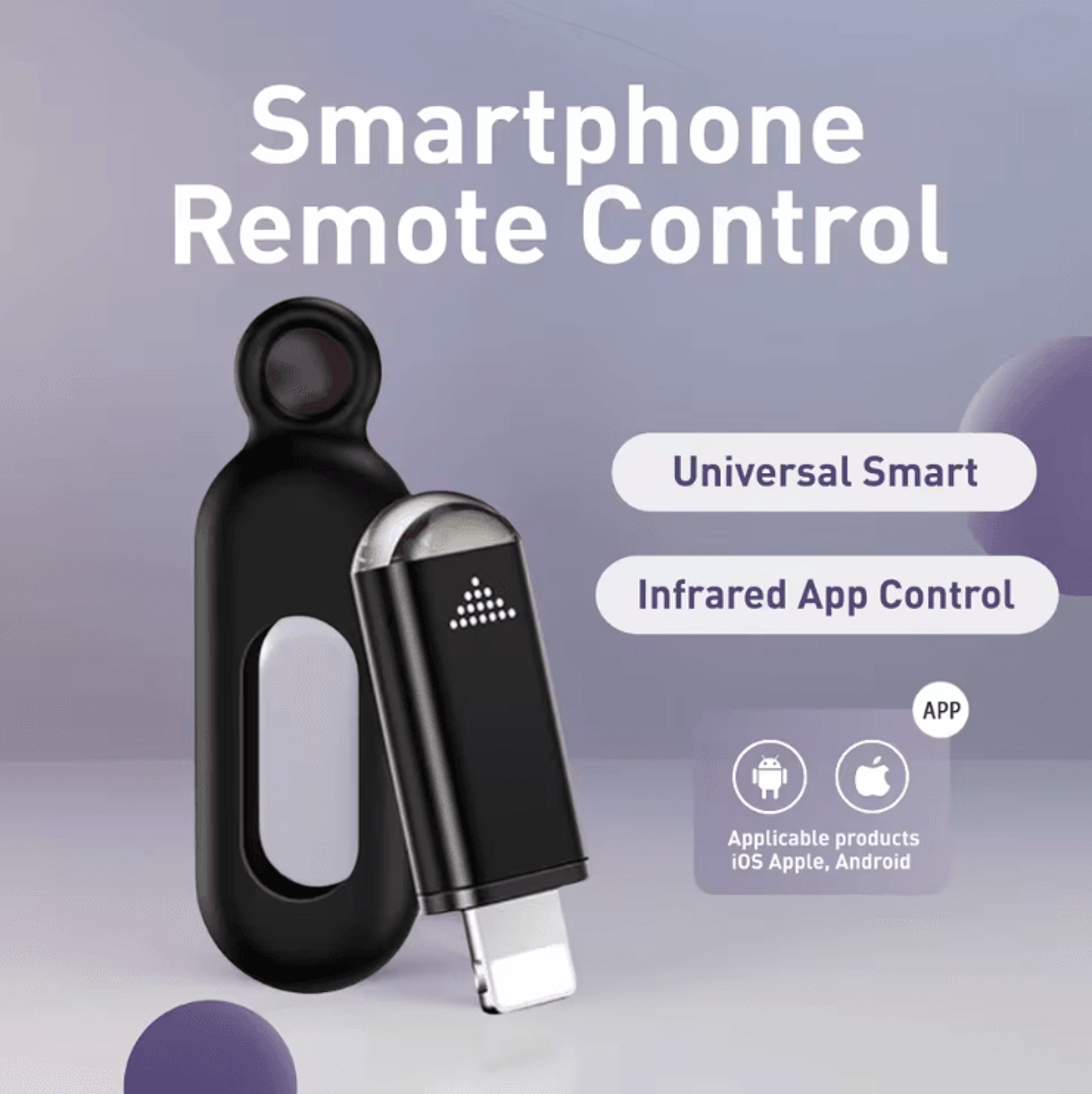 universal infrared remote control adapter for smartphones