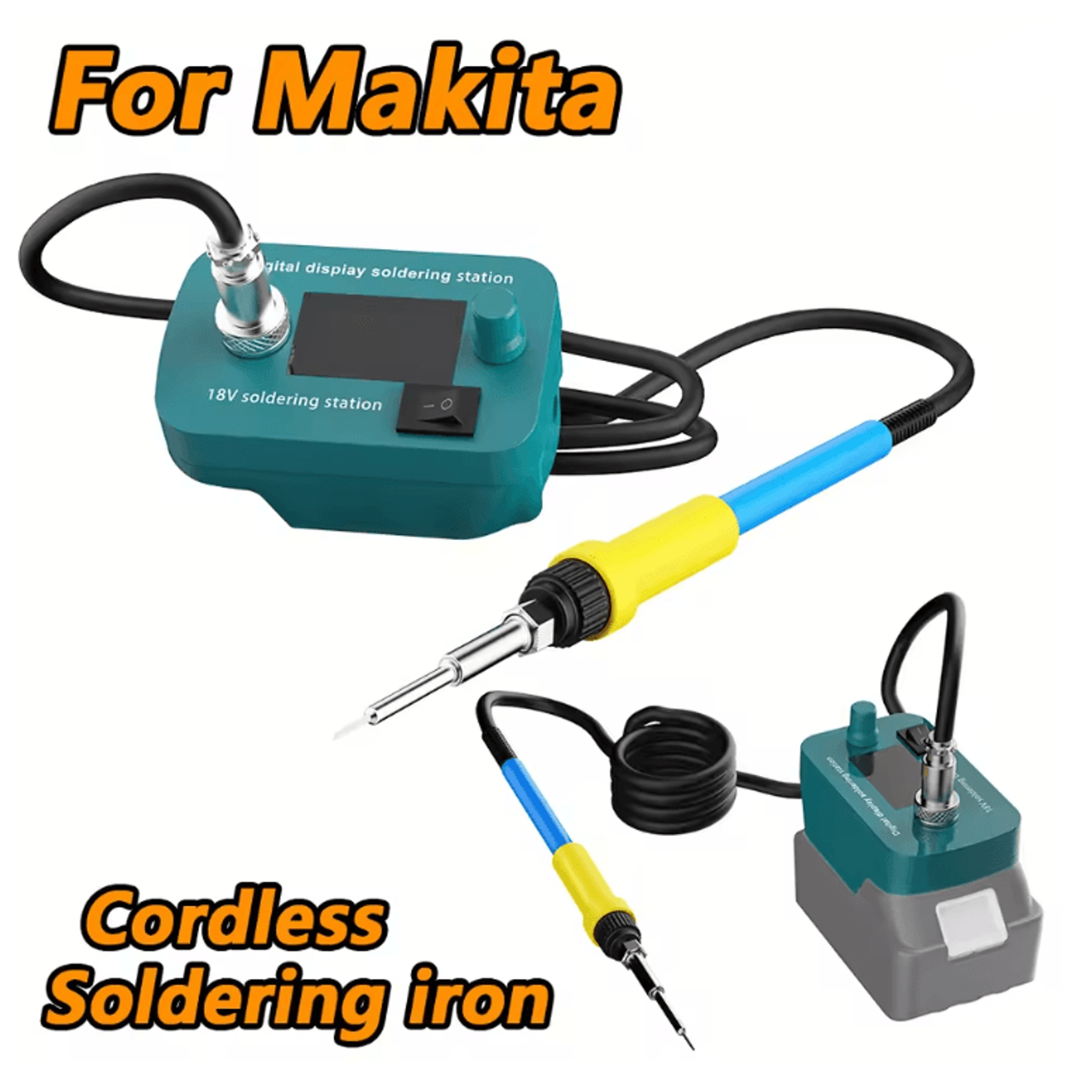 cordless soldering iron compatible with makita 18v battery