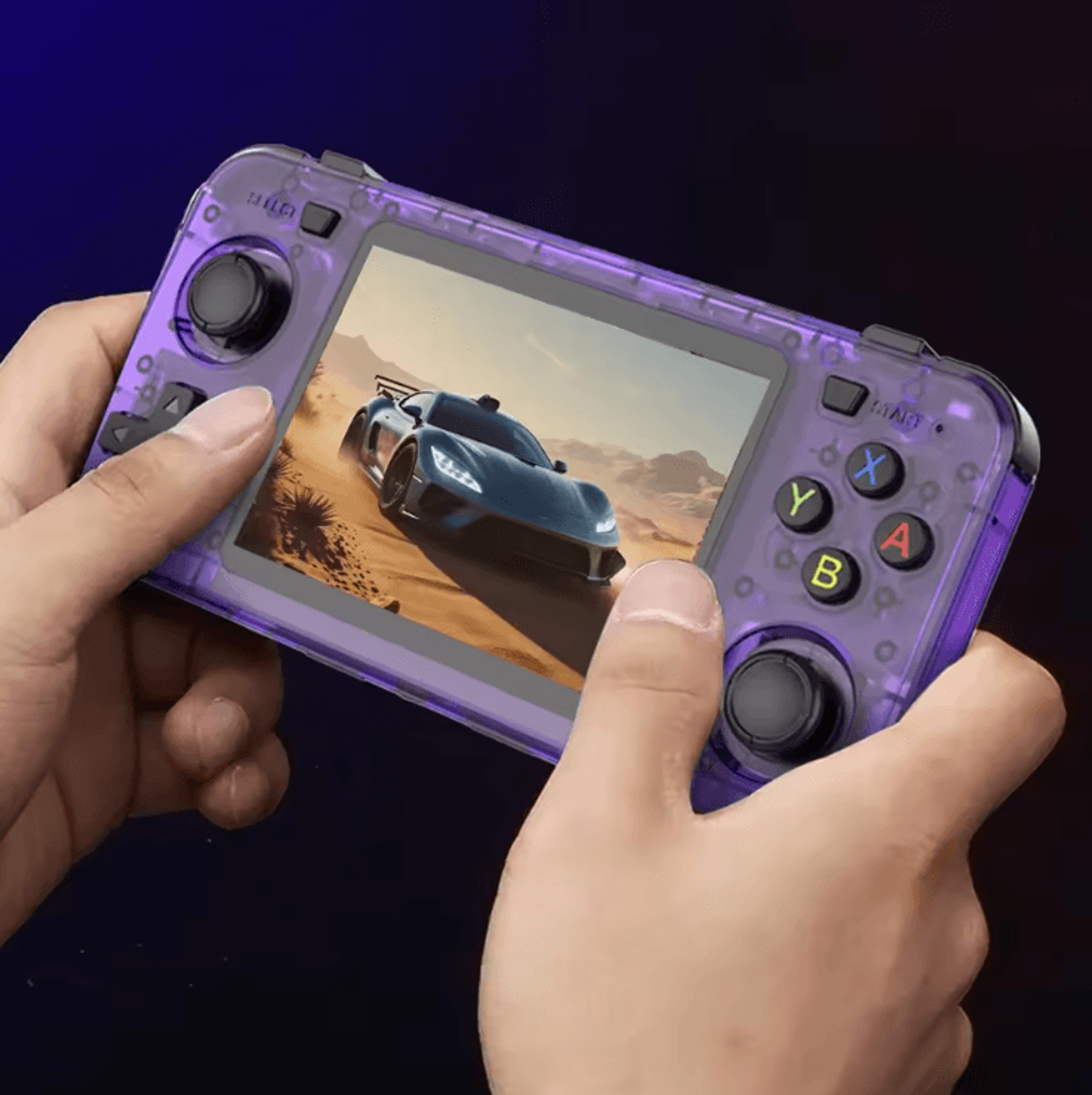 retro handheld game console with 35 inch ips screen and 10000 plus games