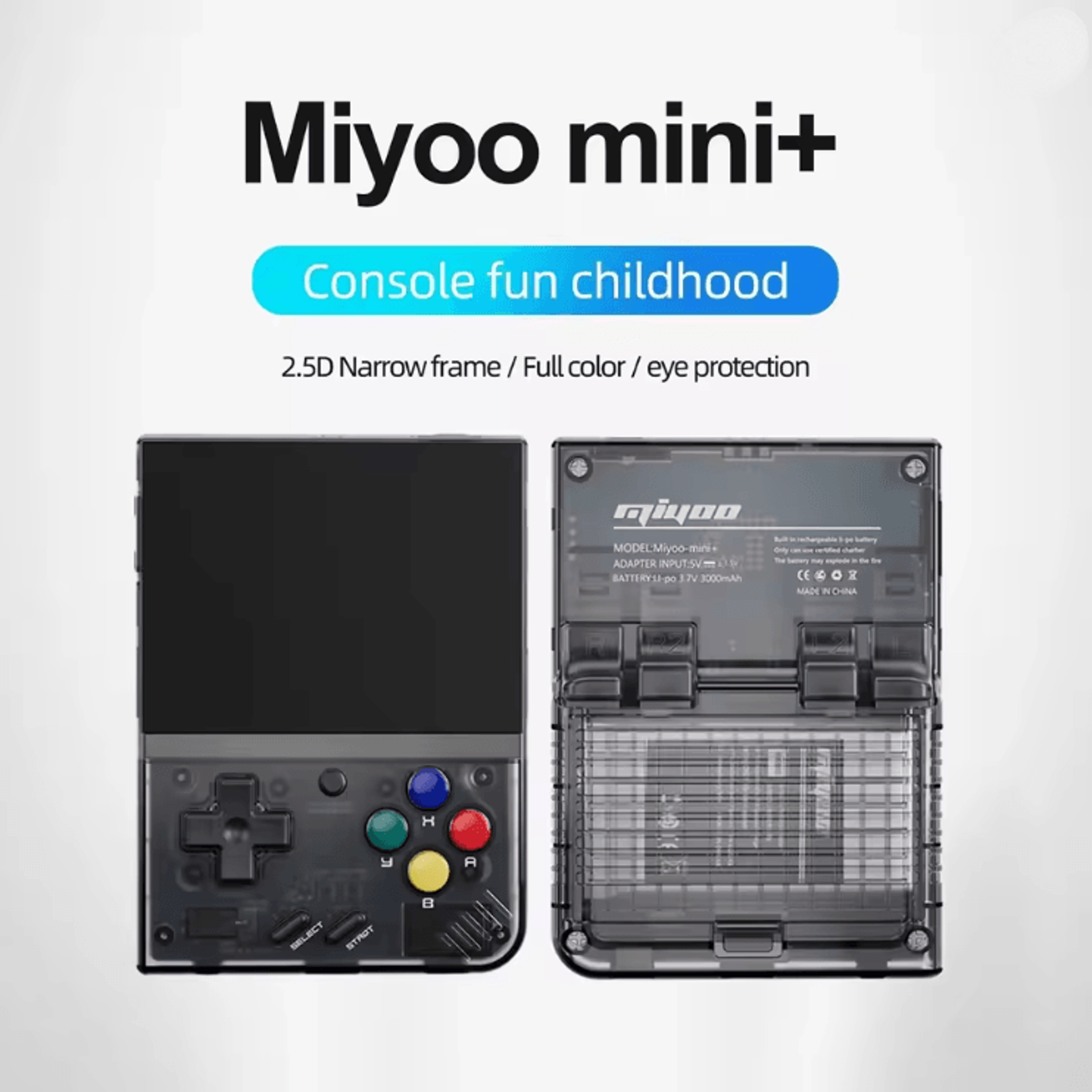miyoo mini plus portable retro handheld game console