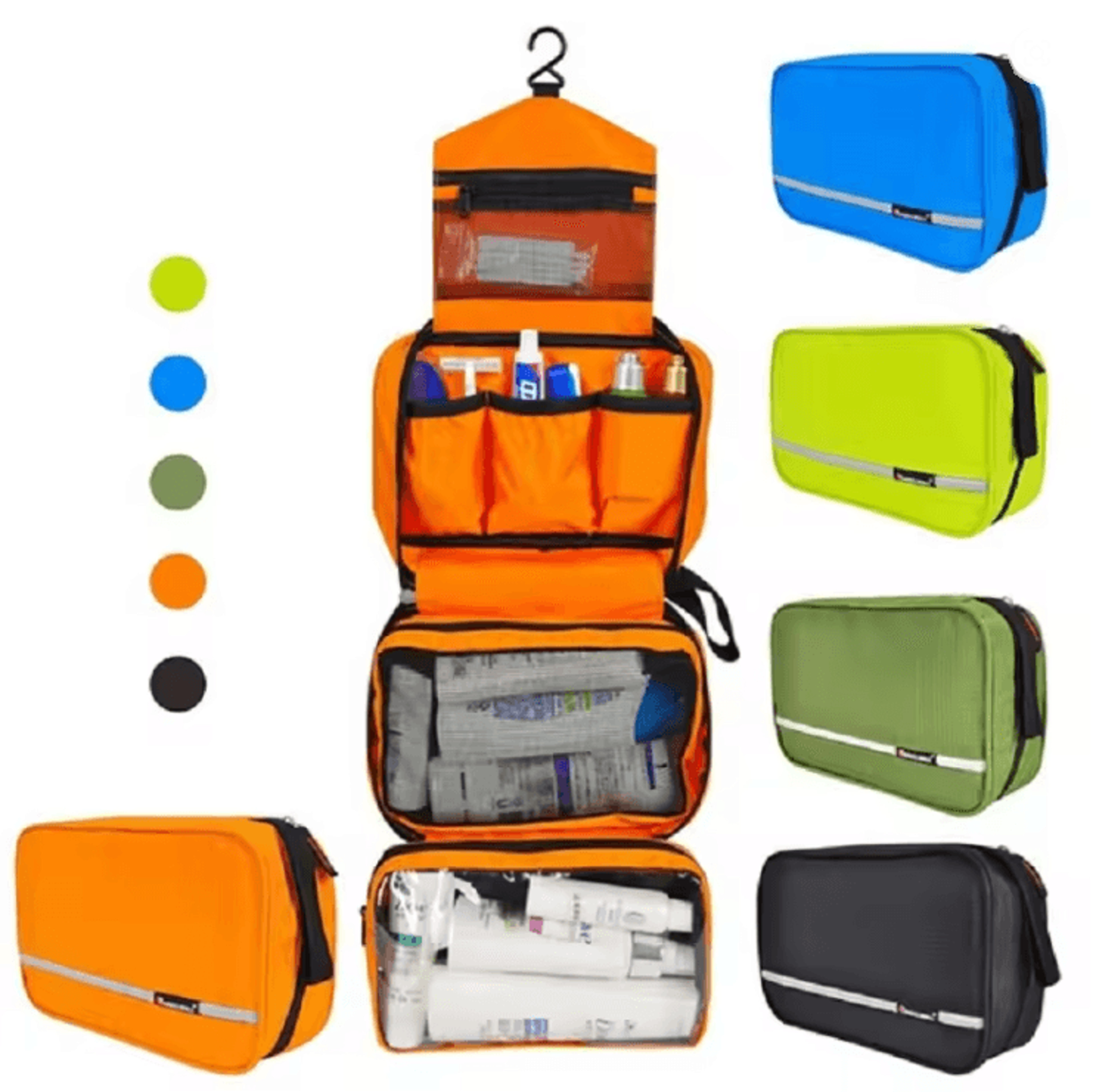 large waterproof travel toiletry bag for men and women