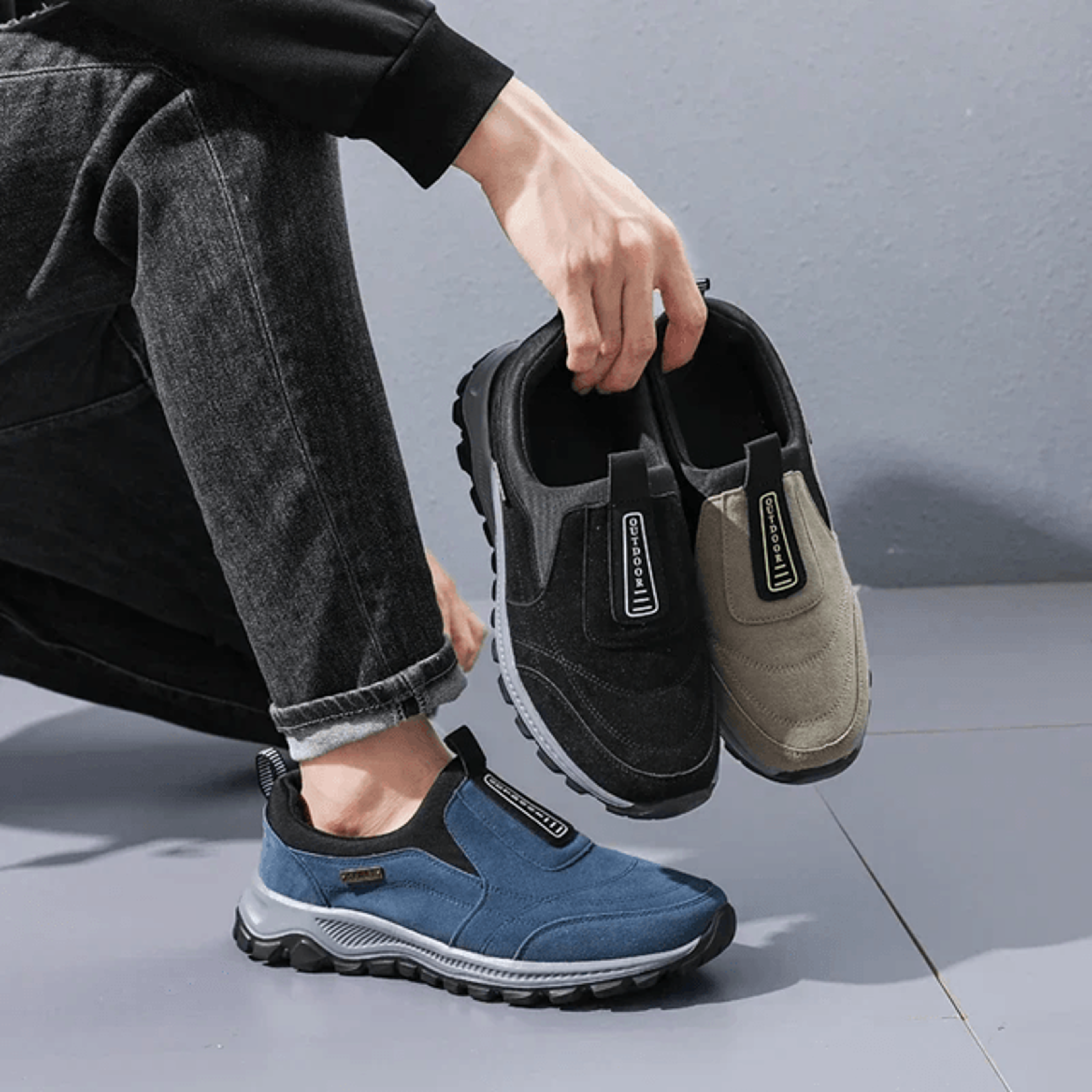 indestructible mens sneakers lightweight breathable running and work shoes