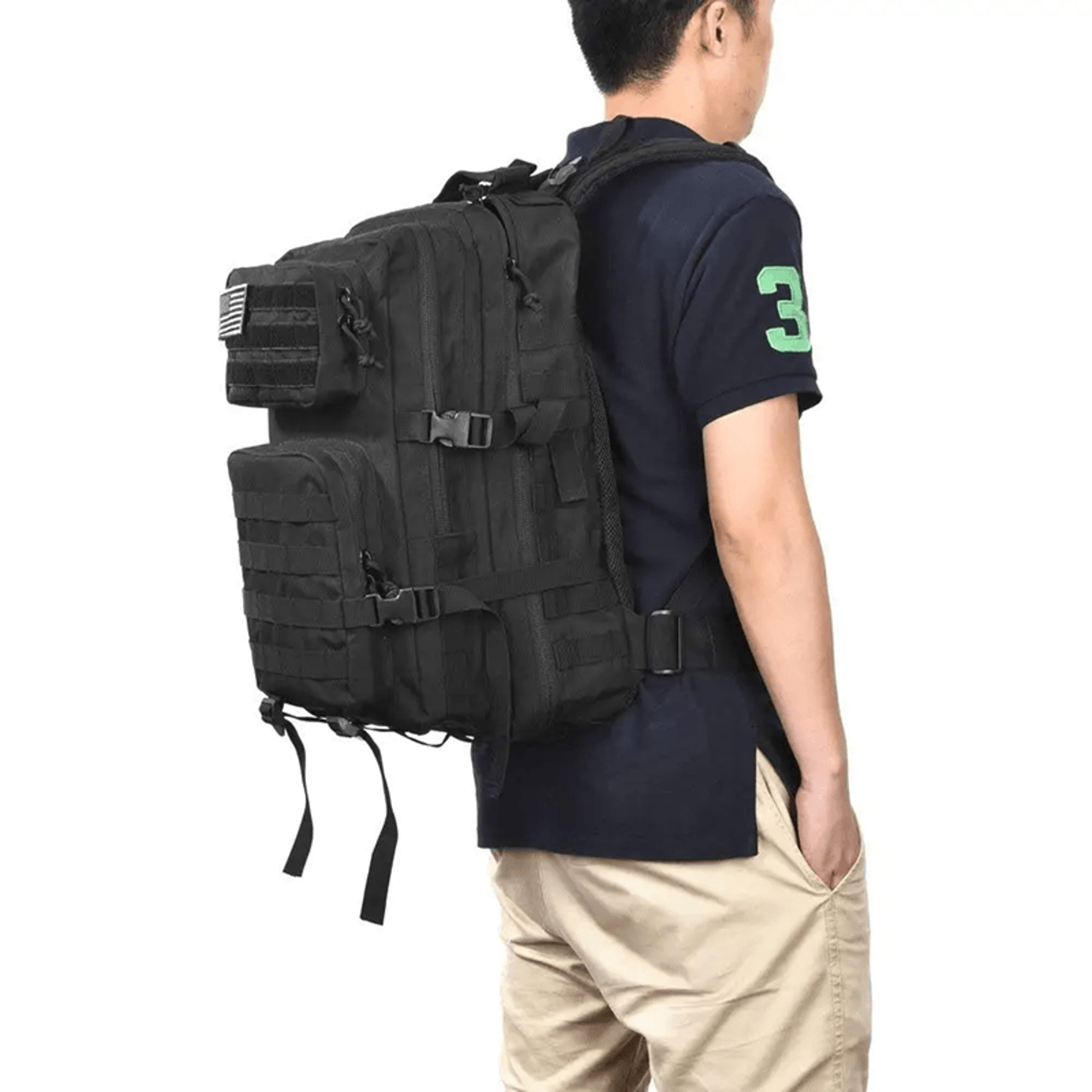 45l tactical backpack molle military assault pack for hiking camping and travel