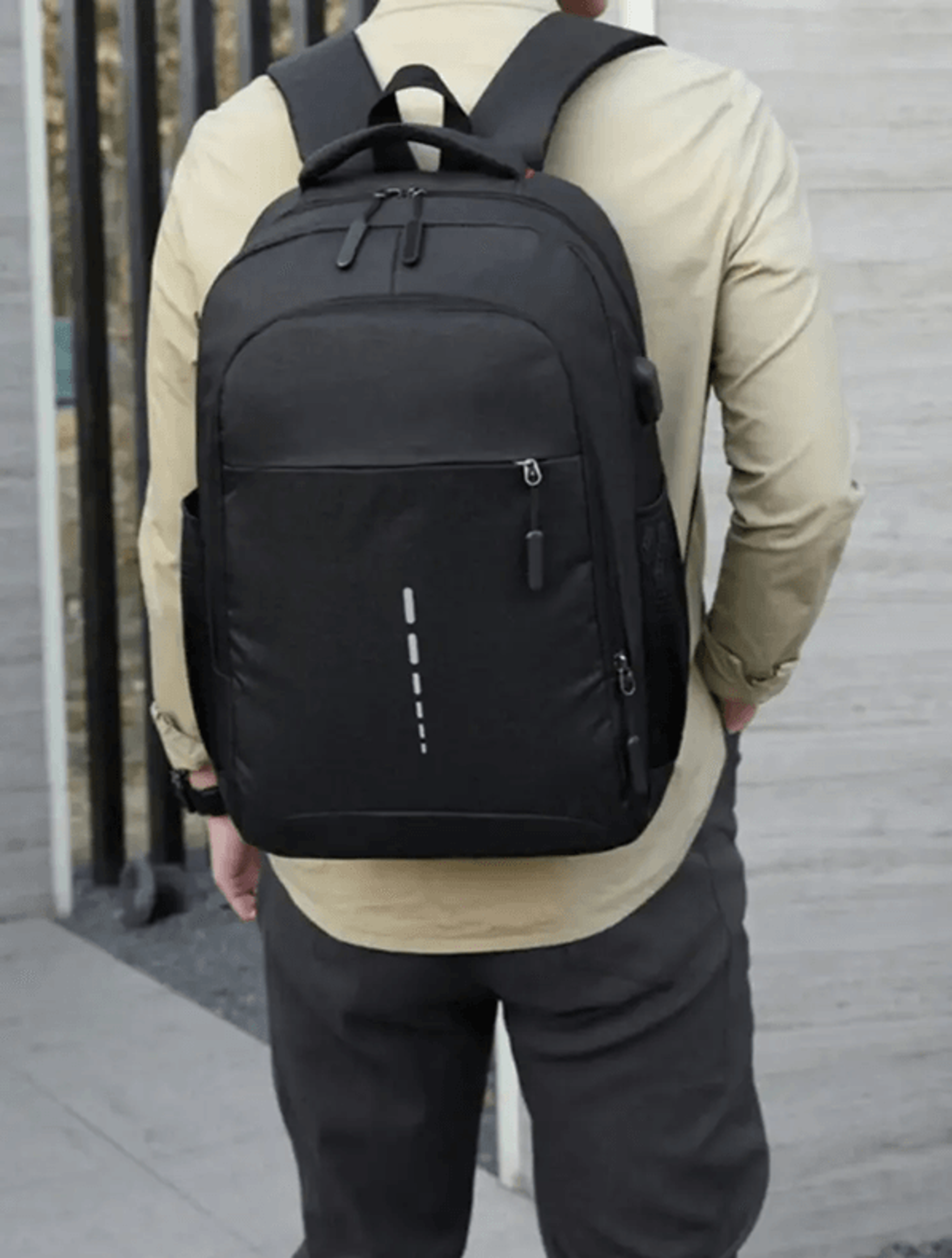 large capacity travel backpack for men and women with laptop compartment