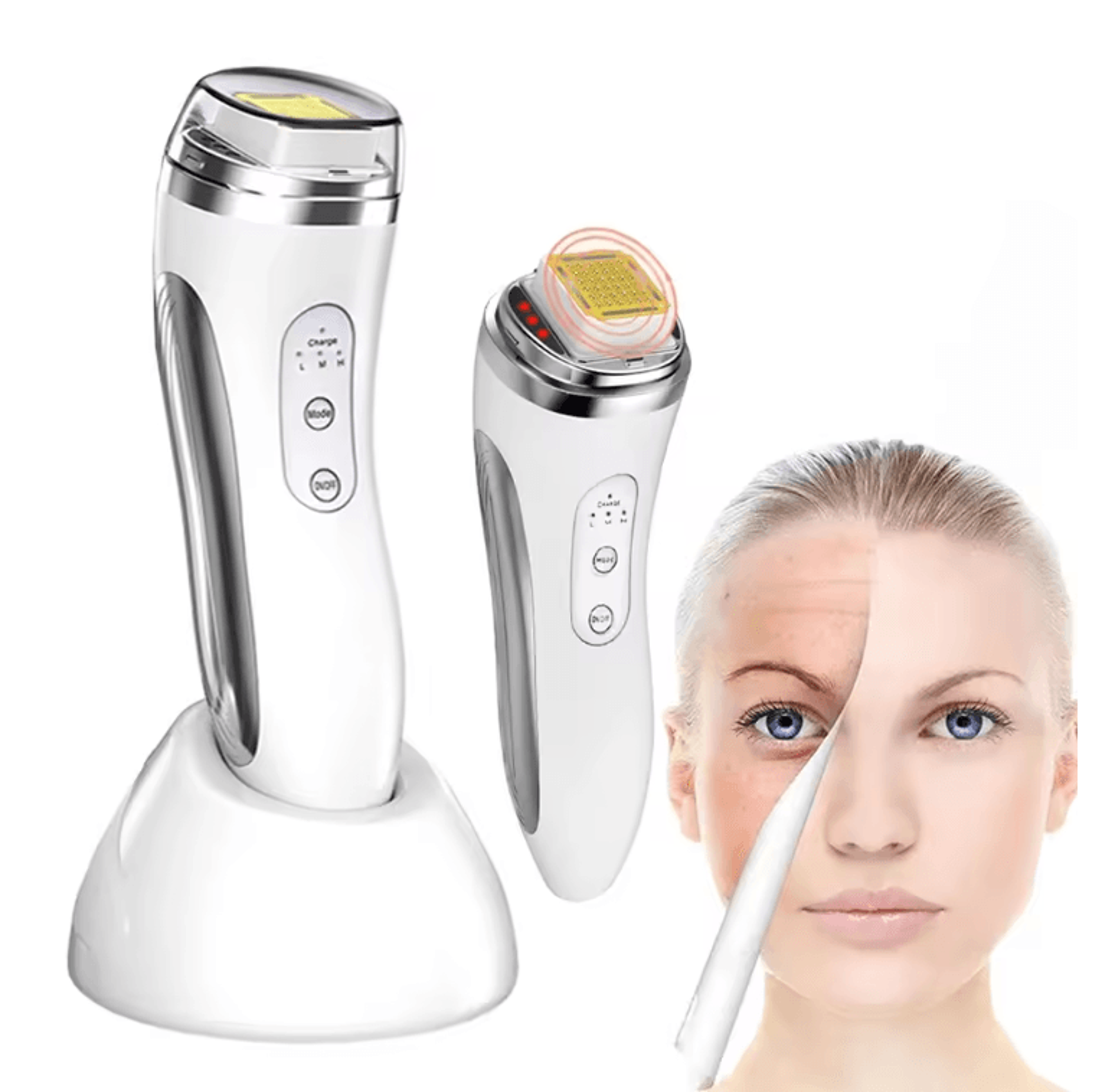 rf radio frequency face lifting device skin tightening wrinkle remover massager