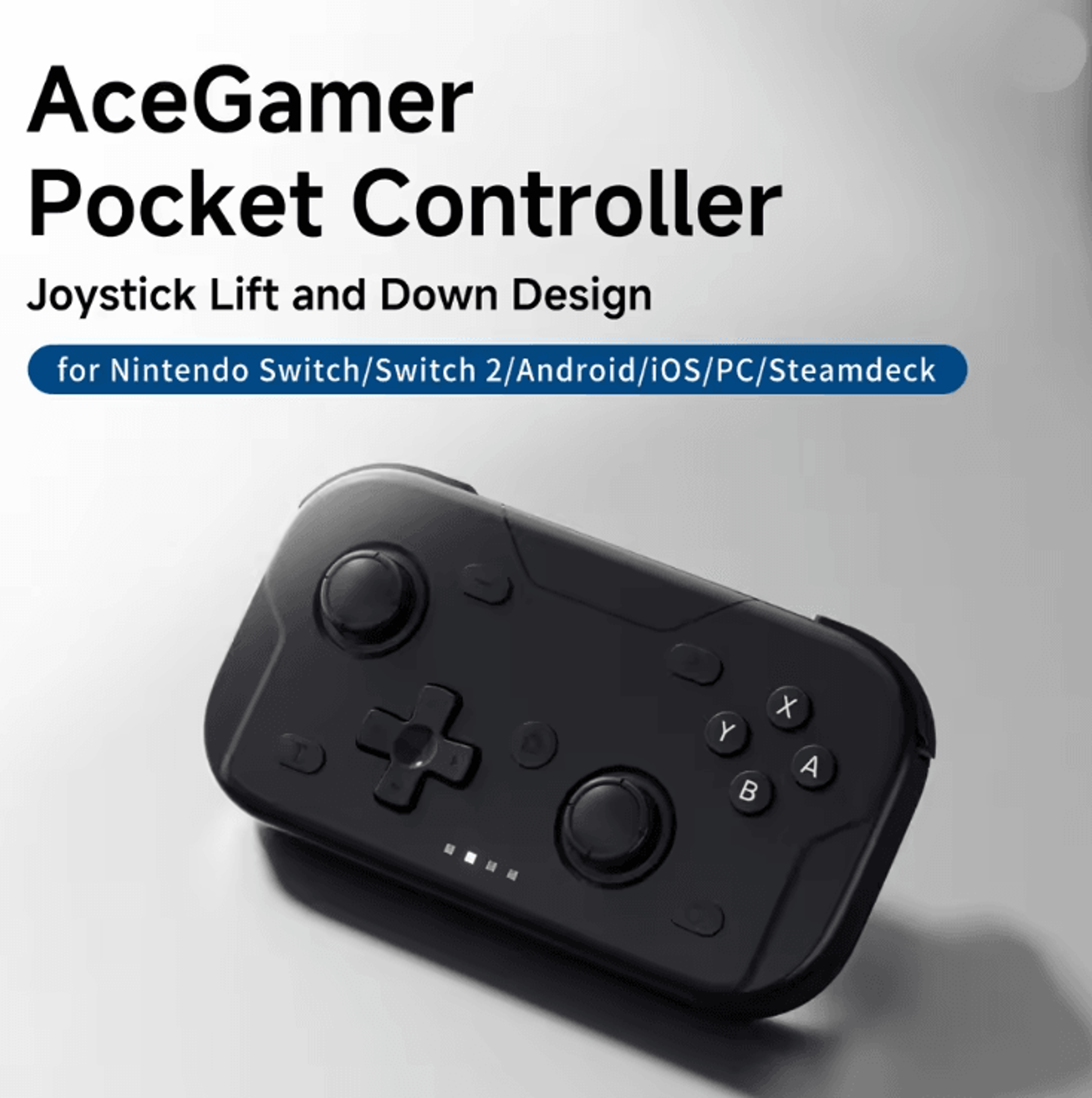 acegamer wireless pocket controller bluetooth gamepad with gyroscope