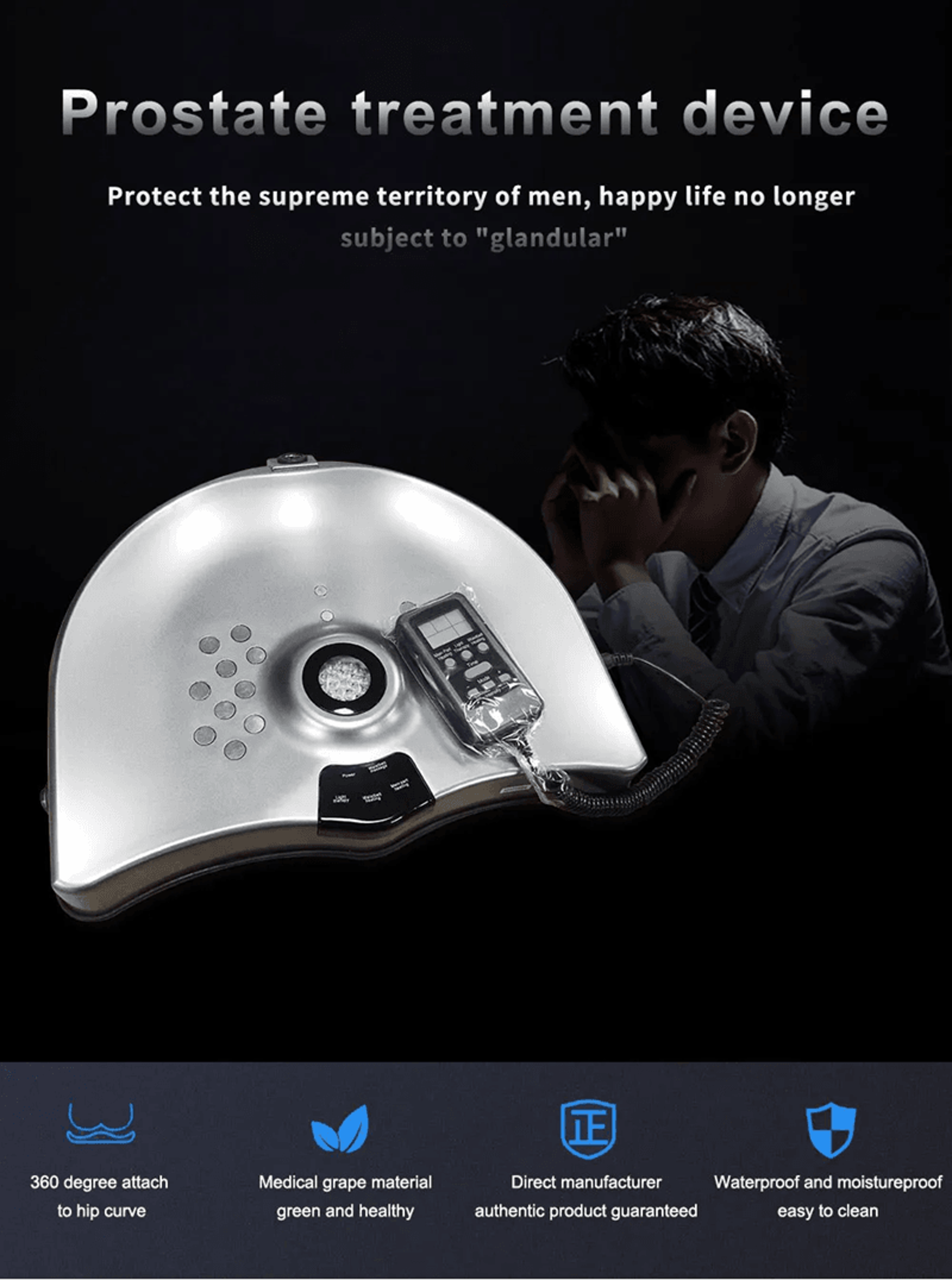 prostate infrared light therapy machine for men home urology care