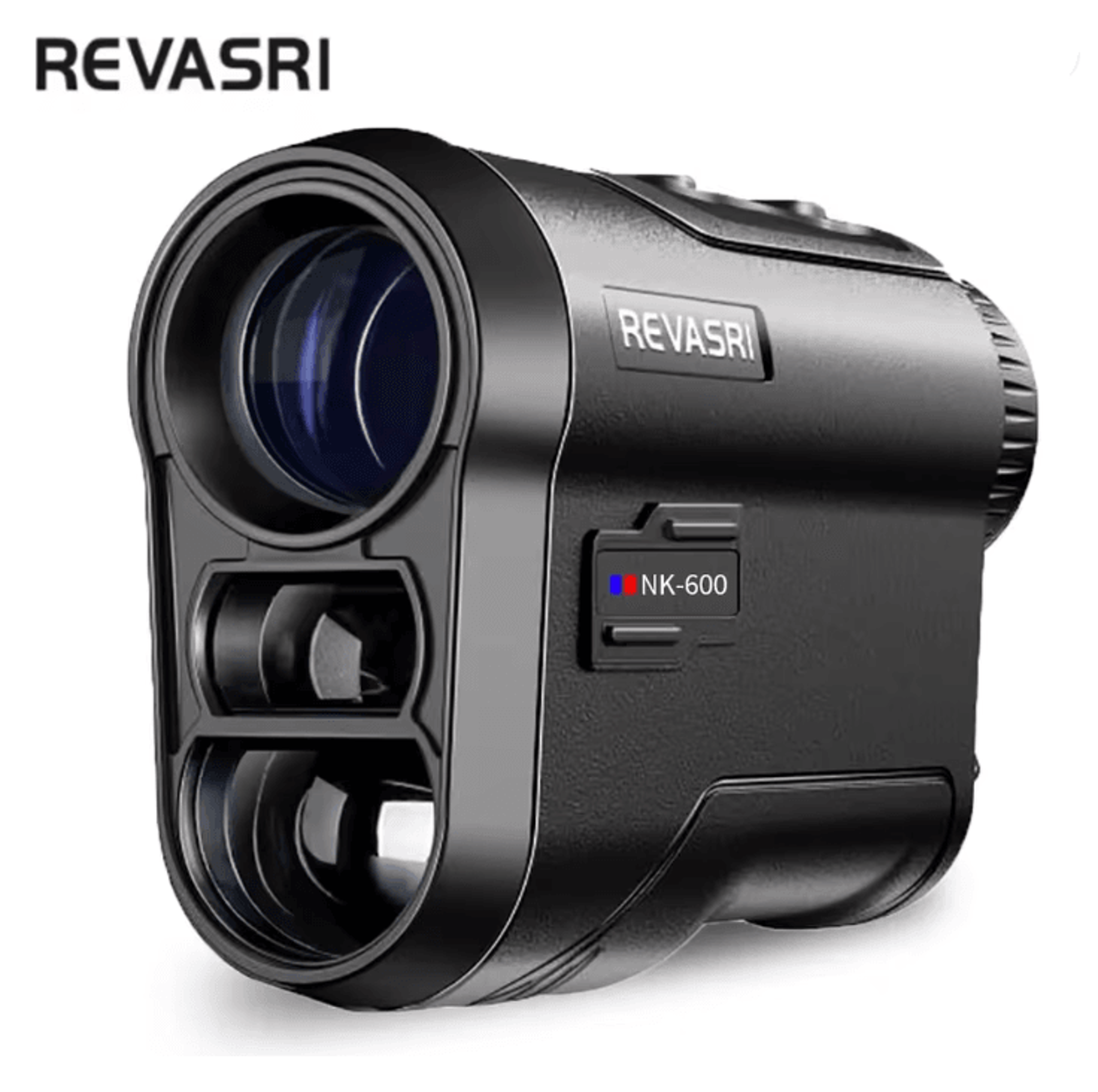 golf laser rangefinder with slope compensation and flagpole lock vibration