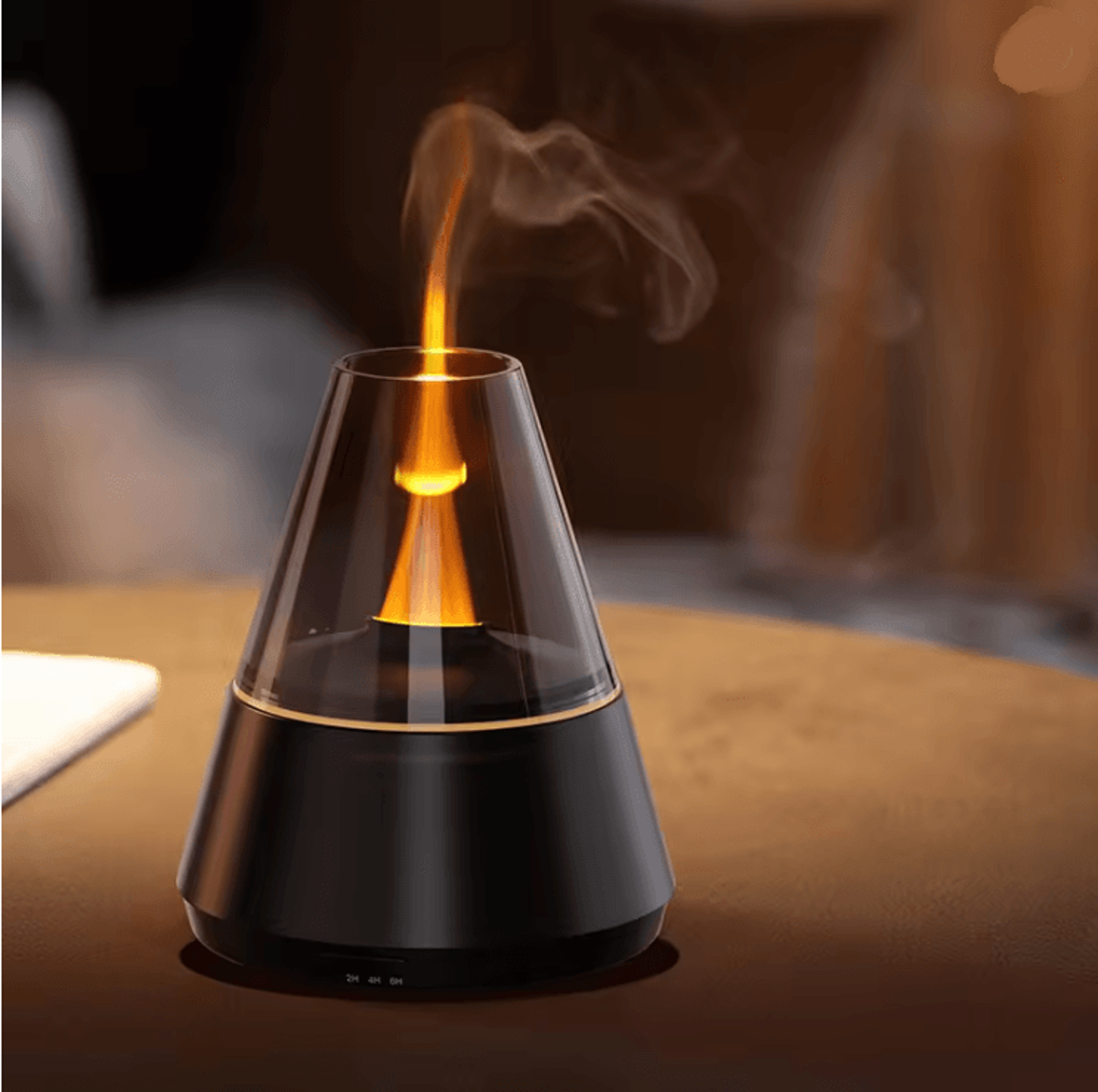 usb essential oil diffuser and air humidifier with colorful lamp aromatherapy spray