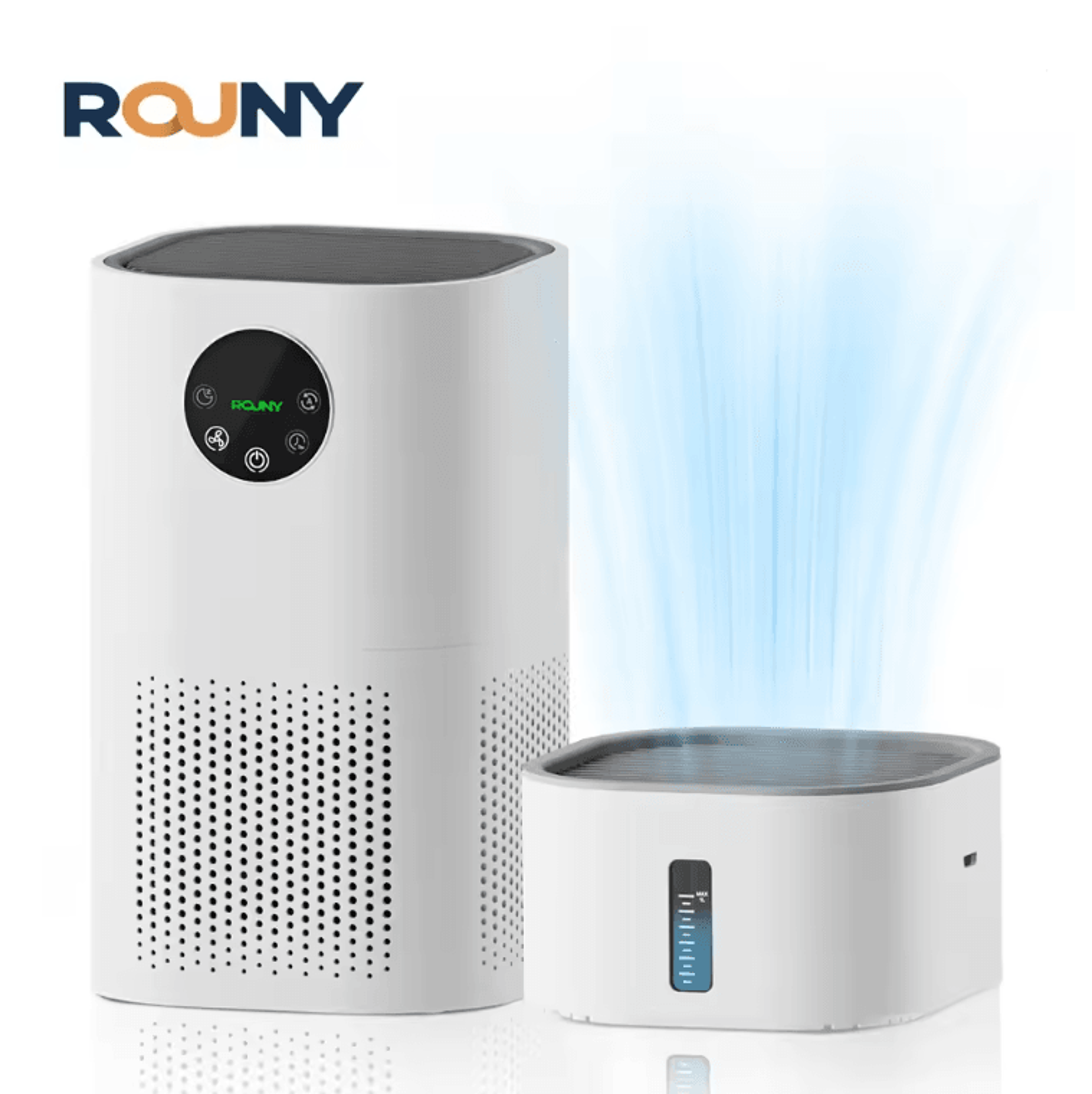 2 in 1 air purifier and humidifier combo with h13 hepa filter for home and bedroom