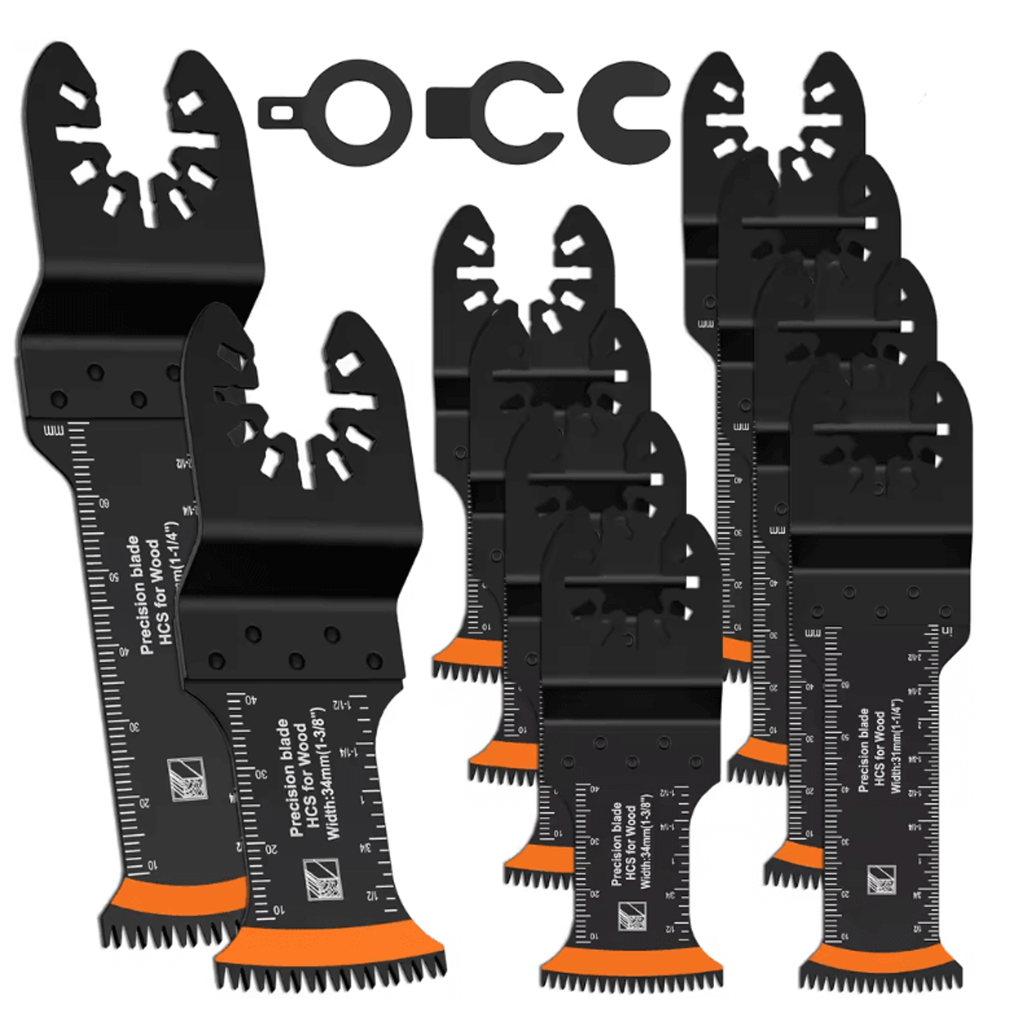 japanese oscillating saw blades high carbon steel bi metal multitool cutter set