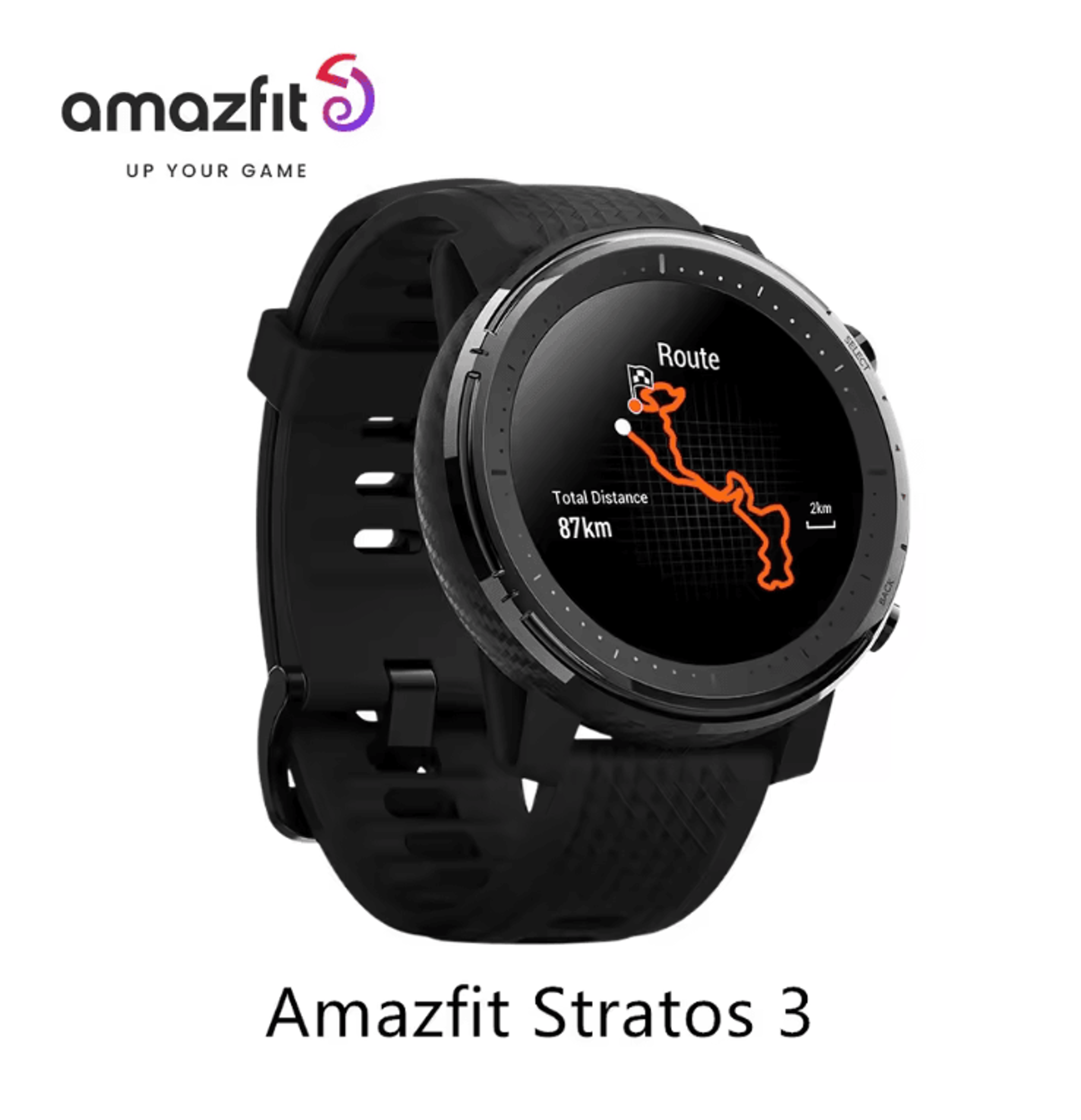 amazfit stratos 3 smartwatch for men with gps and waterproof design