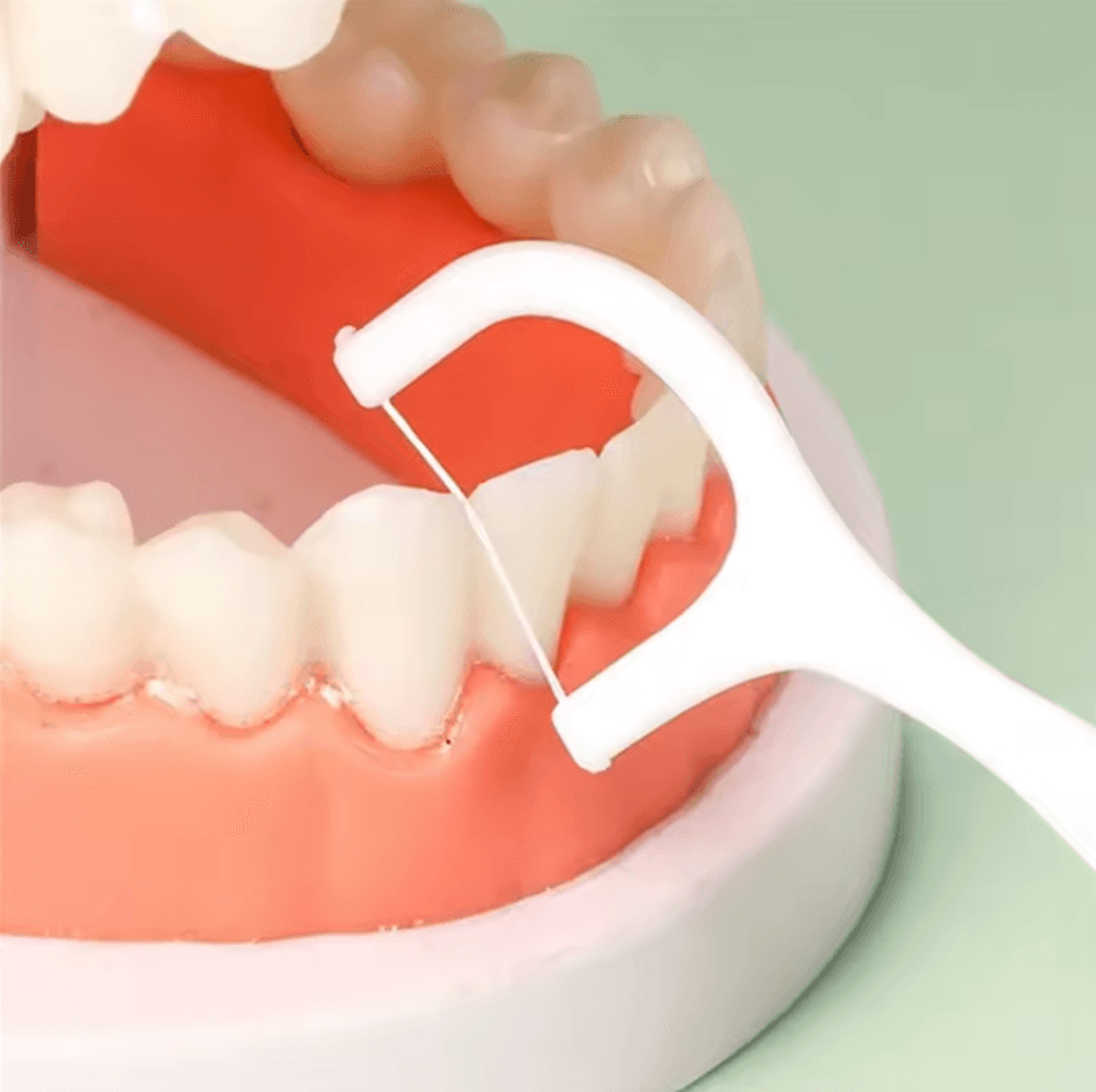 portable dental floss picks with toothpick box for oral care