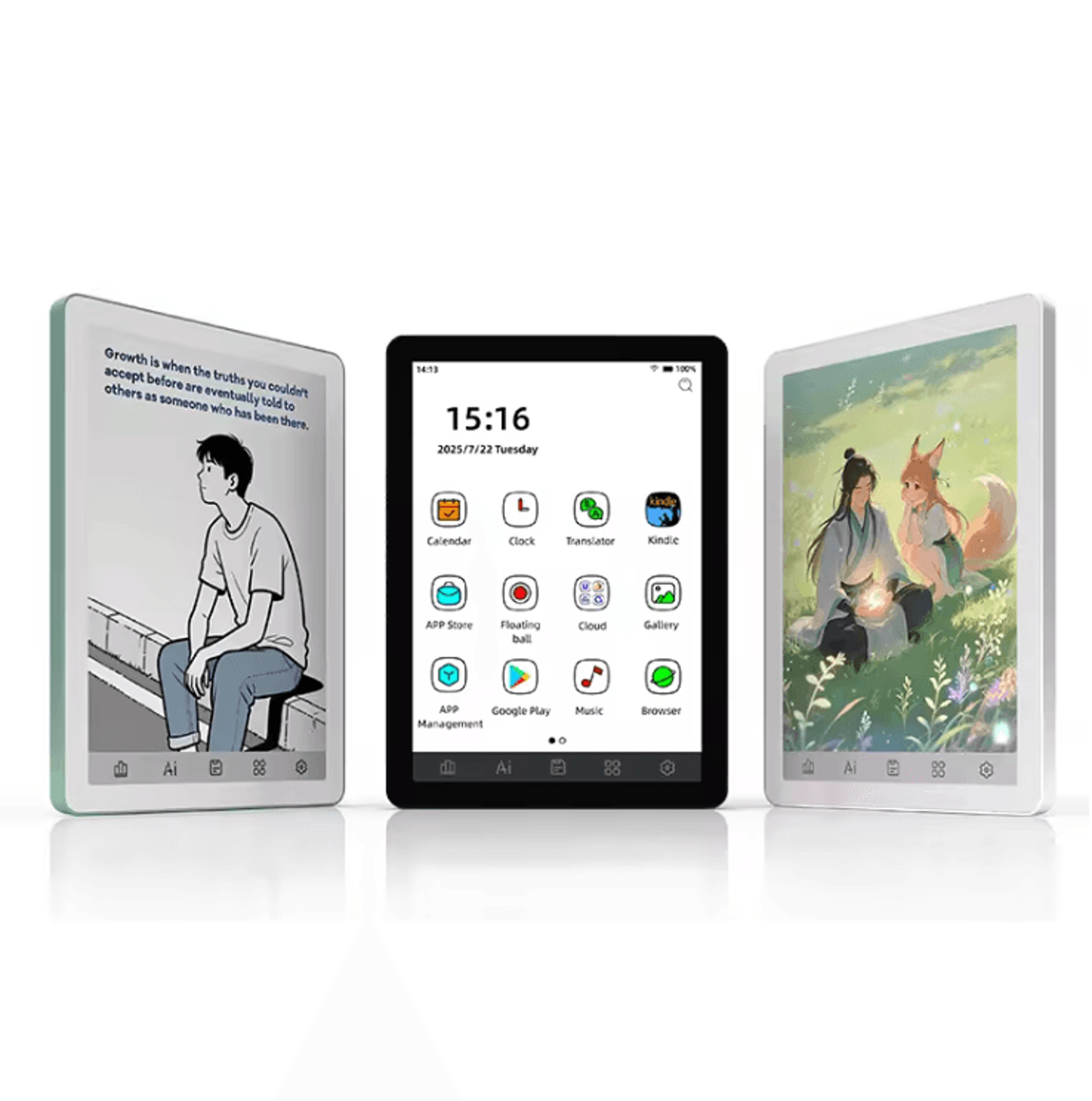 bigme b6 e ink ereader with android 14 and google play